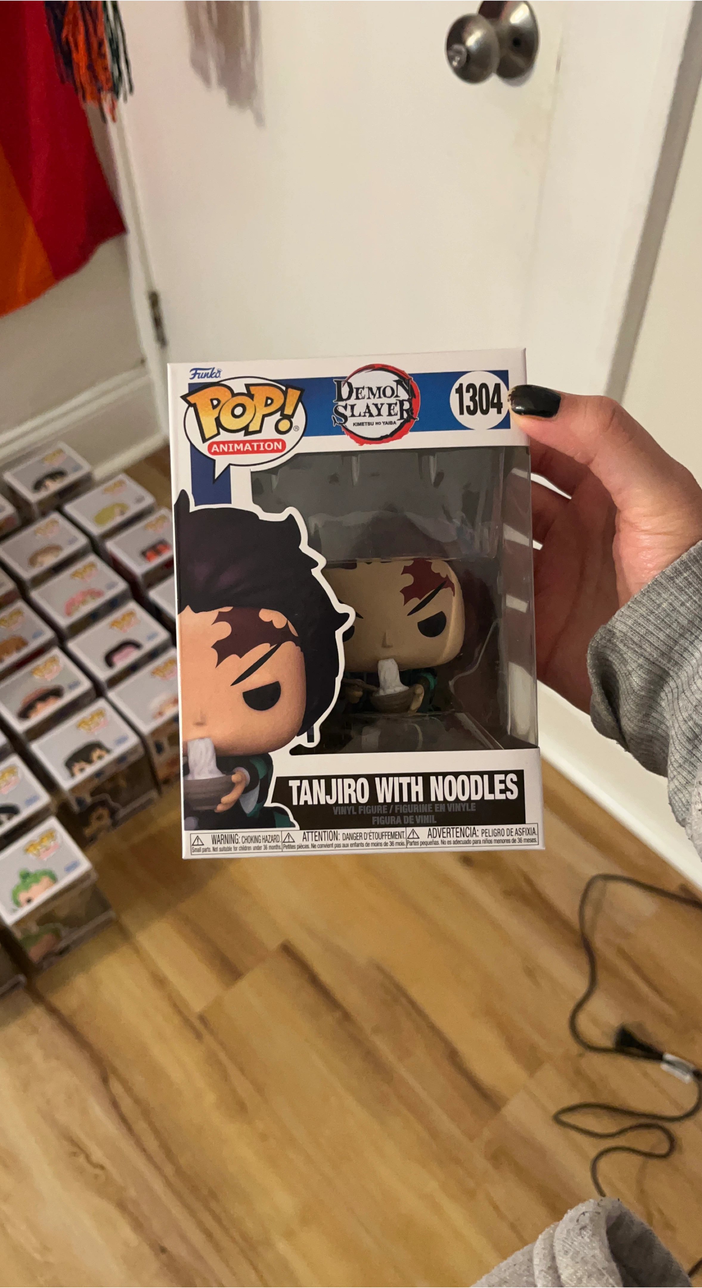 Funko Pop! Demon Slayer Tanjiro with Noodles #1304 thumbnail