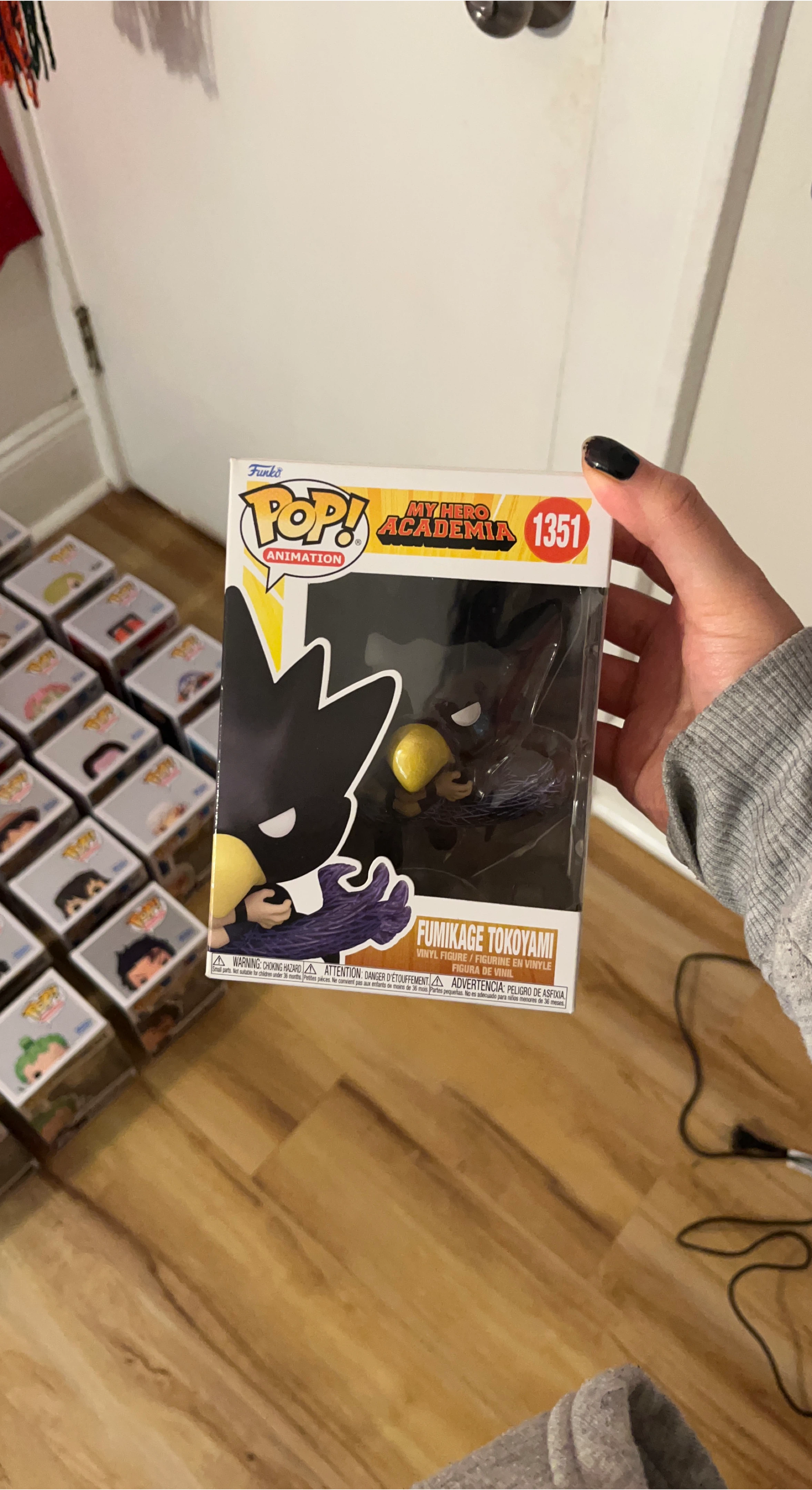 Funko Pop! Animation My Hero Academia Fumikage Tokoyami #1351 thumbnail