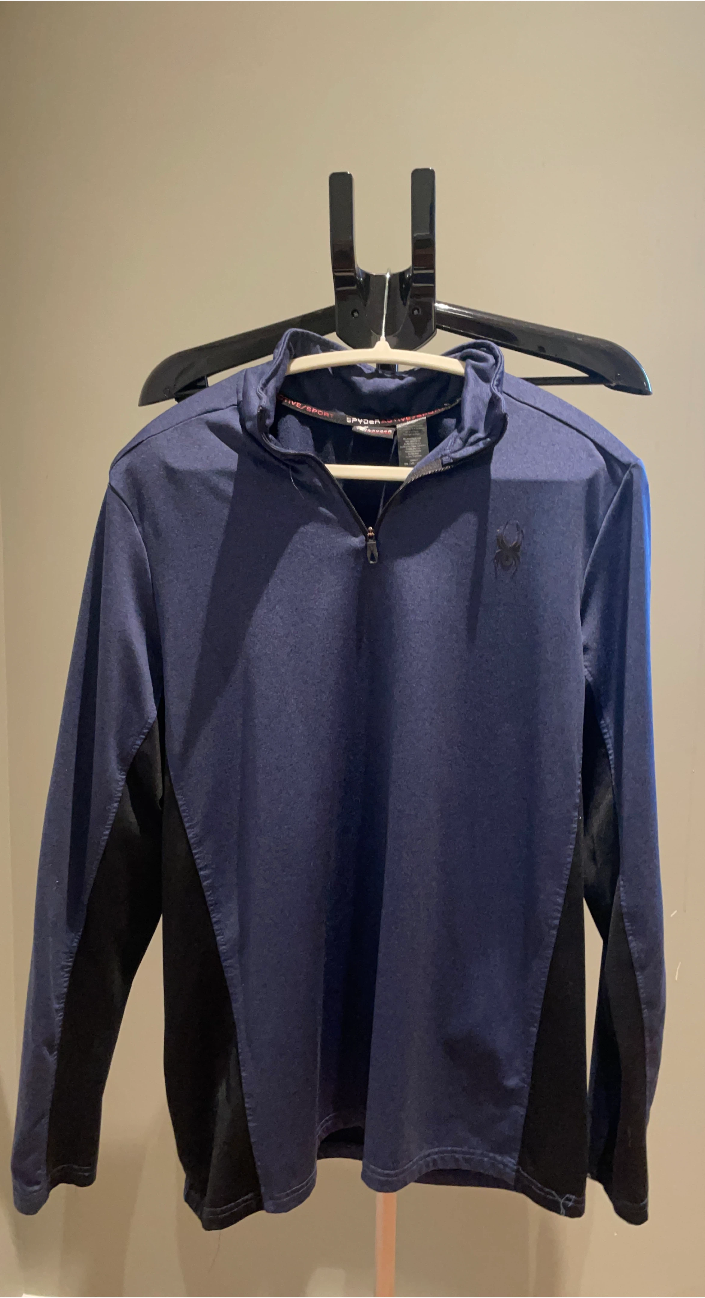 Spyder Active Sport Pullover - Navy/Black thumbnail
