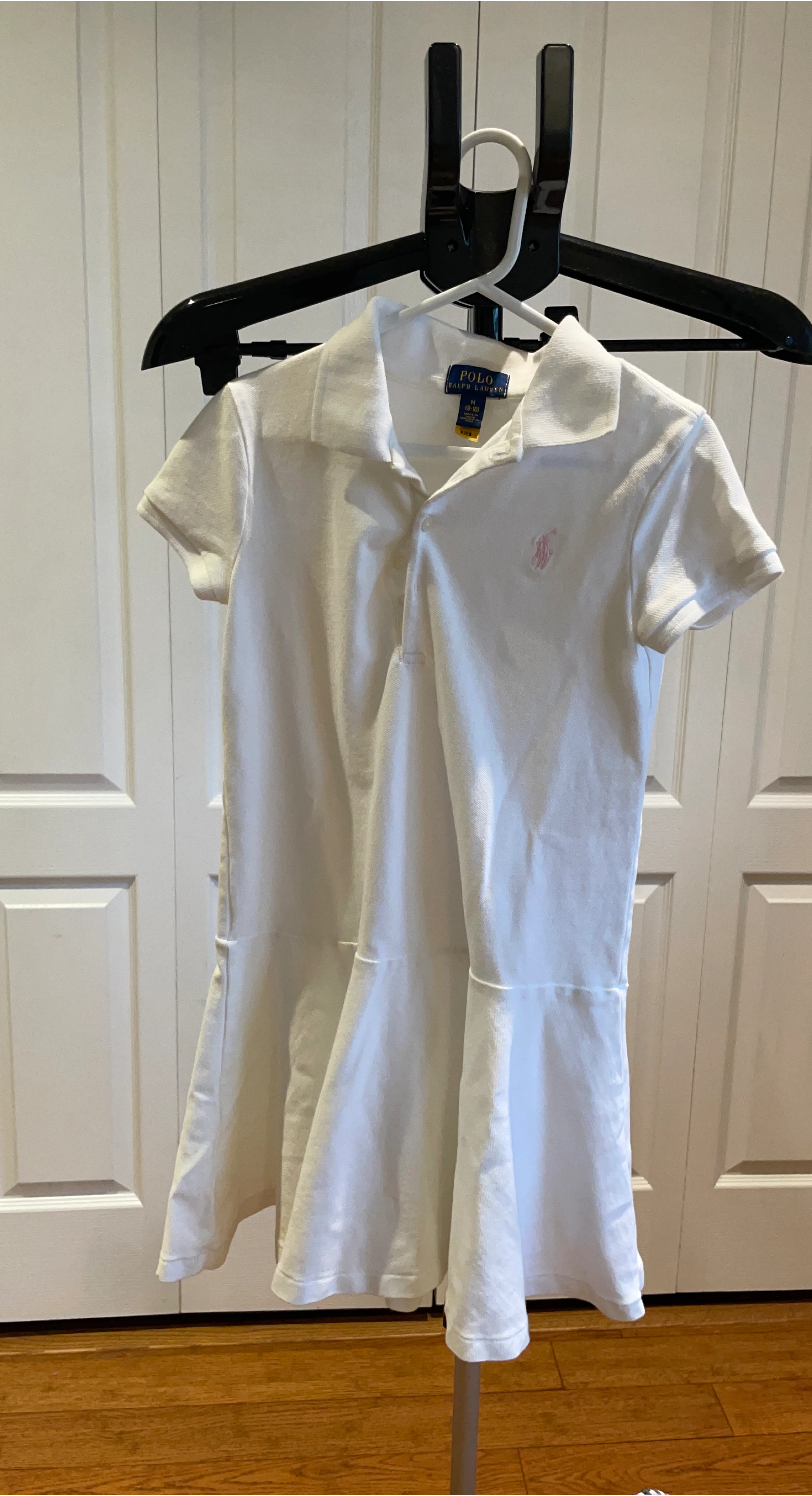Polo Ralph Lauren White Dress - Size M (8-10) thumbnail