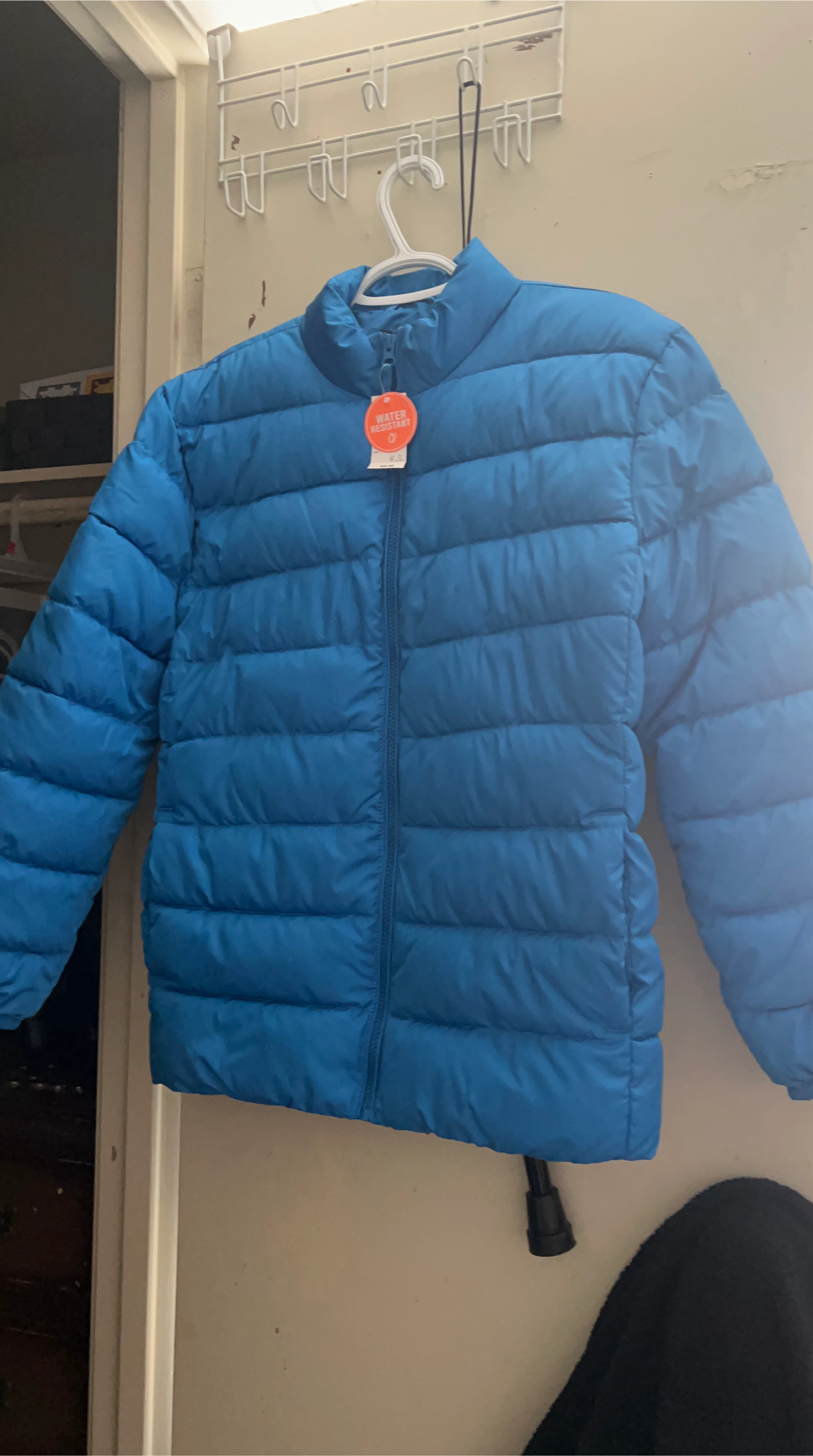 Blue Puffer Jacket - Water Resistant size kids 18
