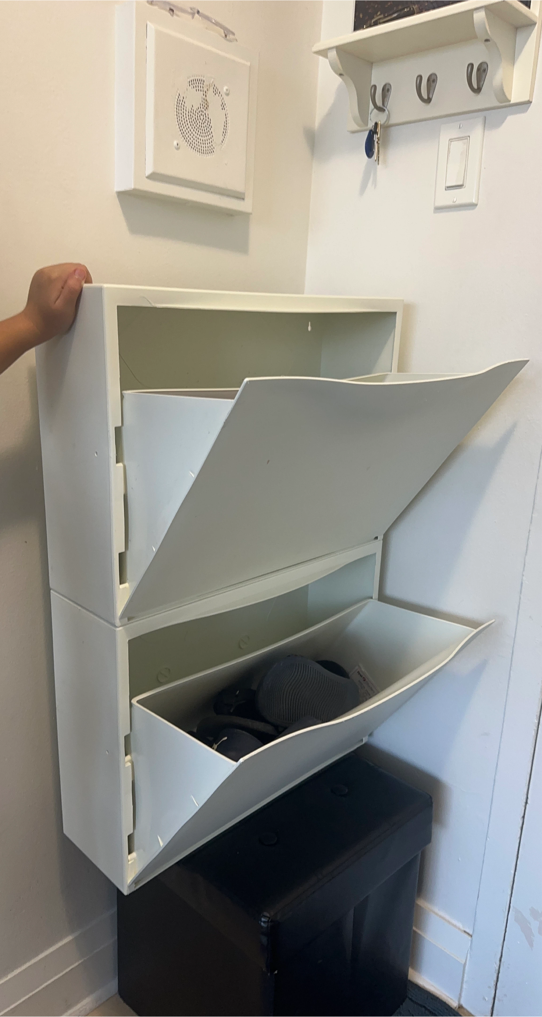 White Shoe Cabinet thumbnail