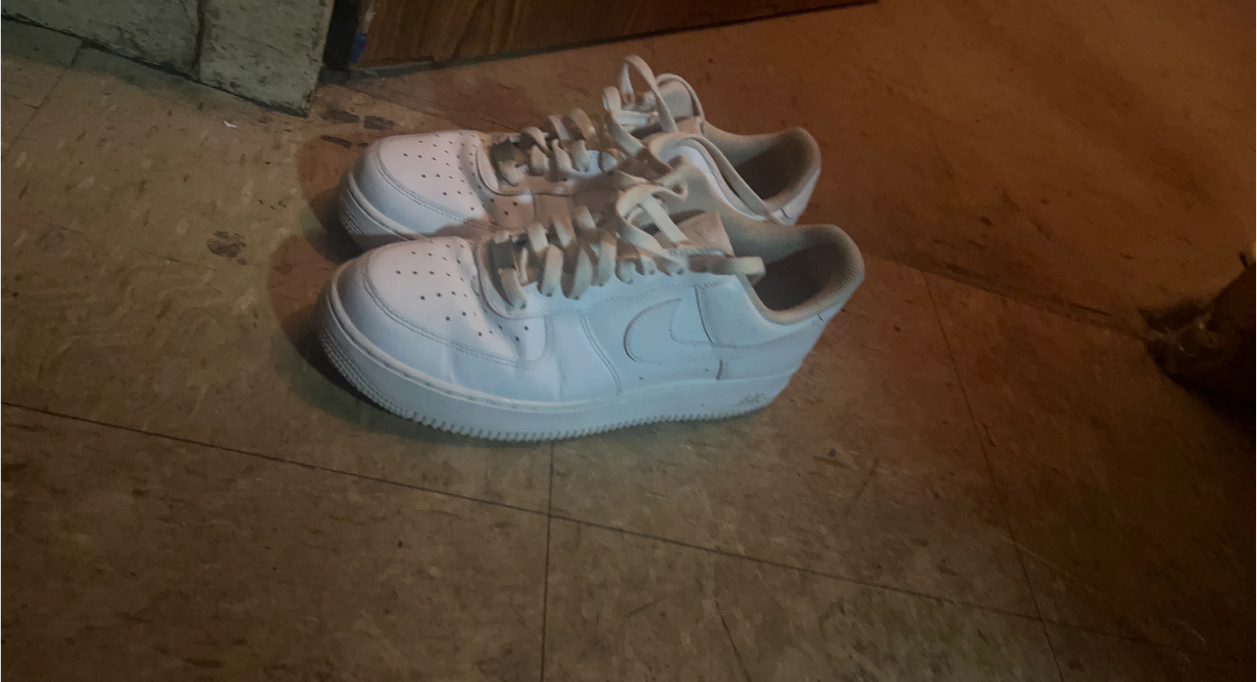 Nike Air Force 1 White Sneakers thumbnail