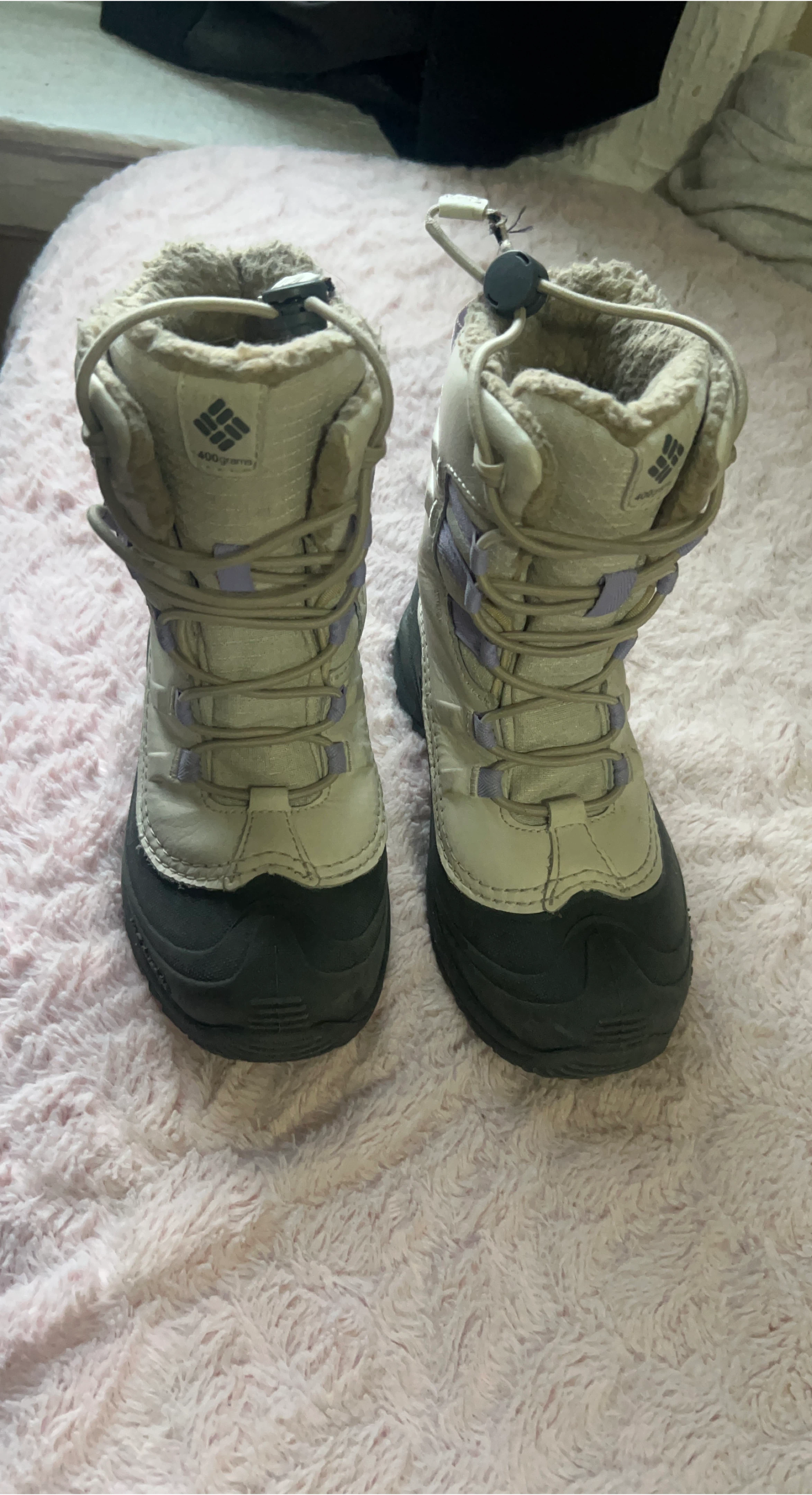 Columbia Youth Snow Boots Size 1 thumbnail