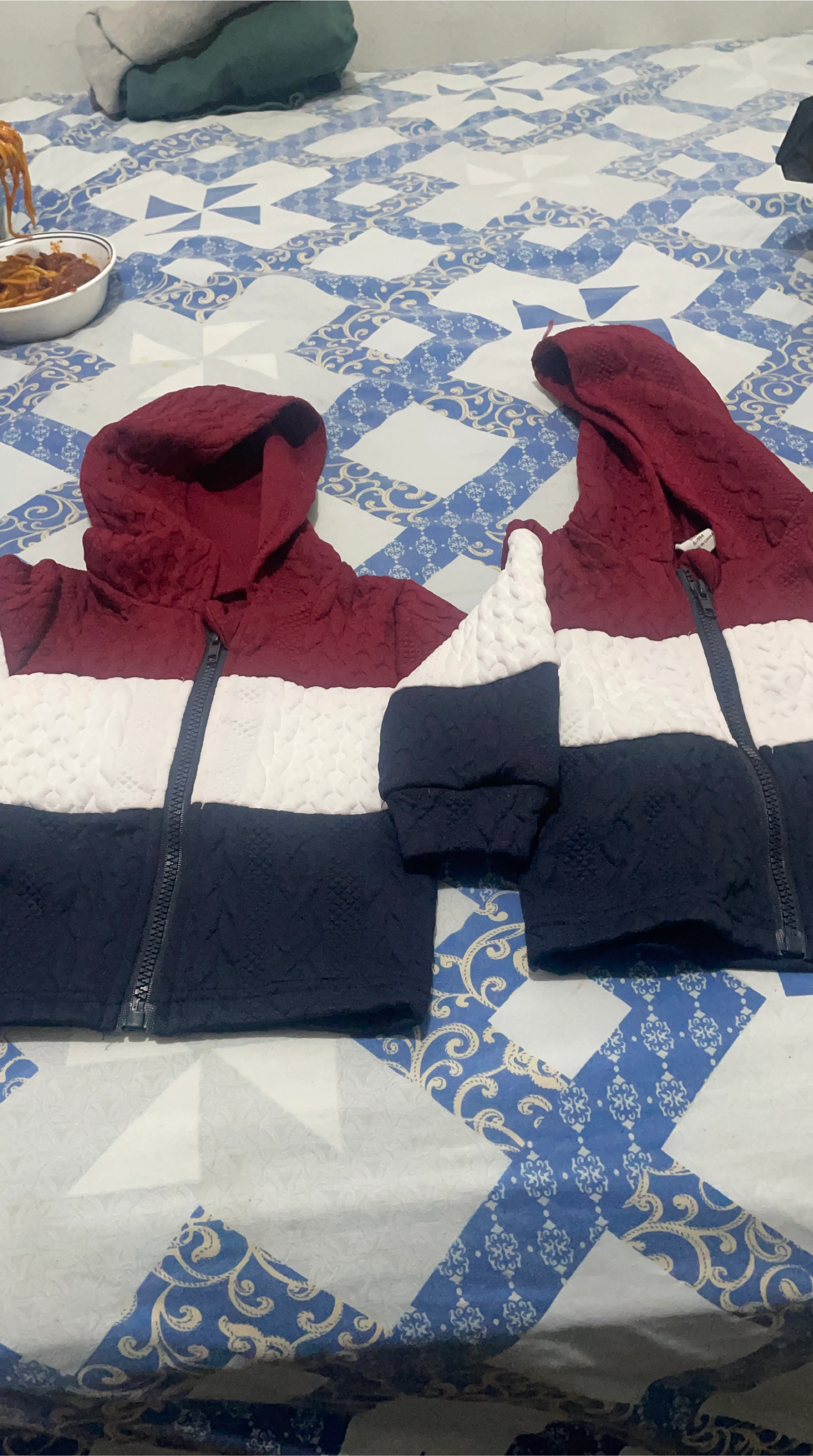 Hooded Jacket - Red, White, and Blue thumbnail