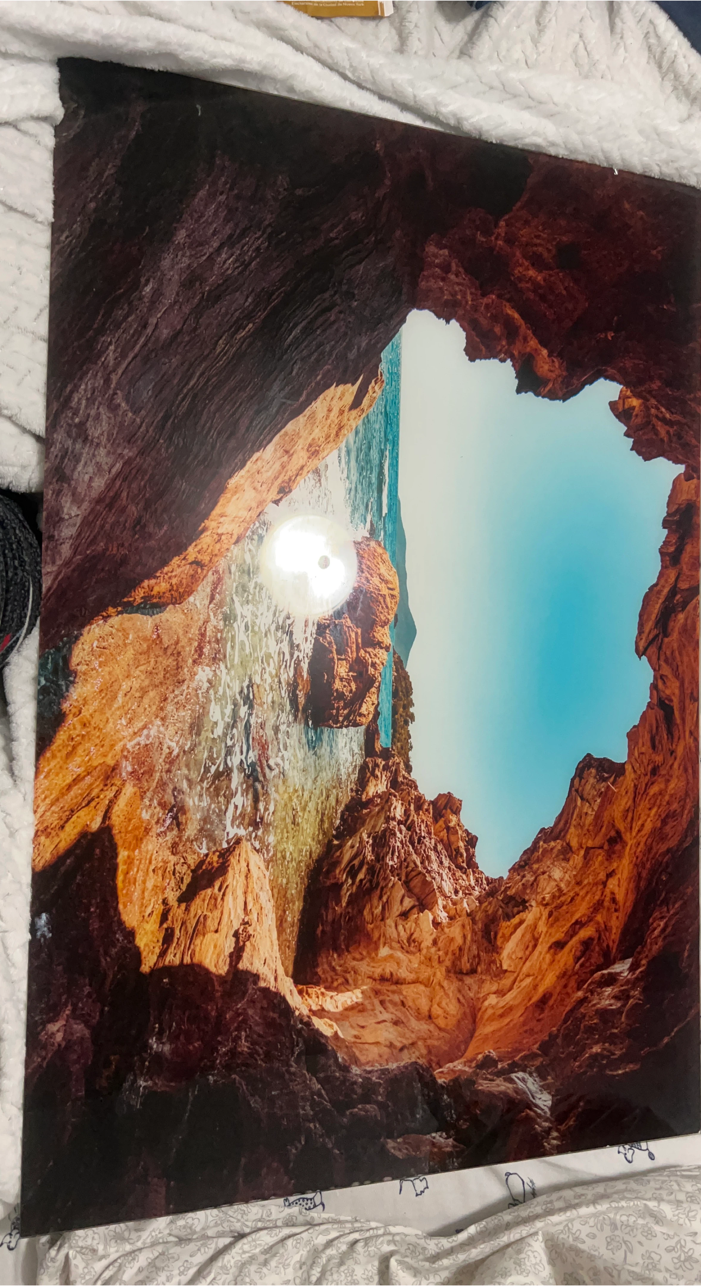 Ocean Cave Landscape Wall Art Print