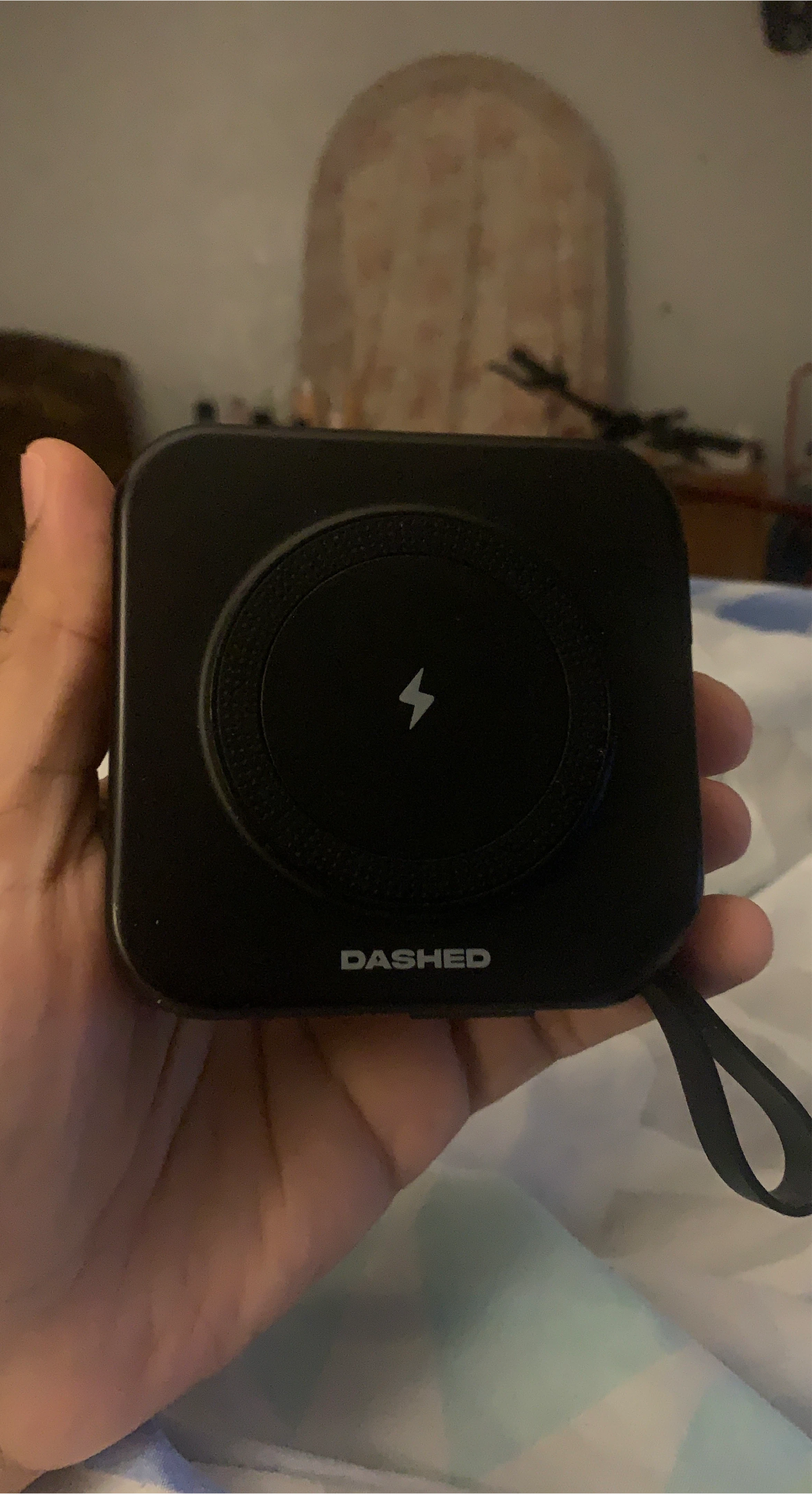 DASHED Wireless Charger Pad - Black thumbnail