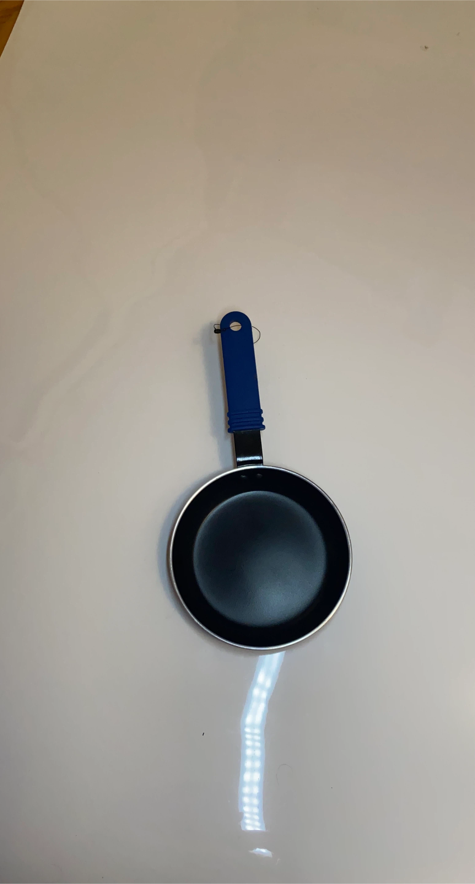 Mini Frying Pan with Blue Handle thumbnail