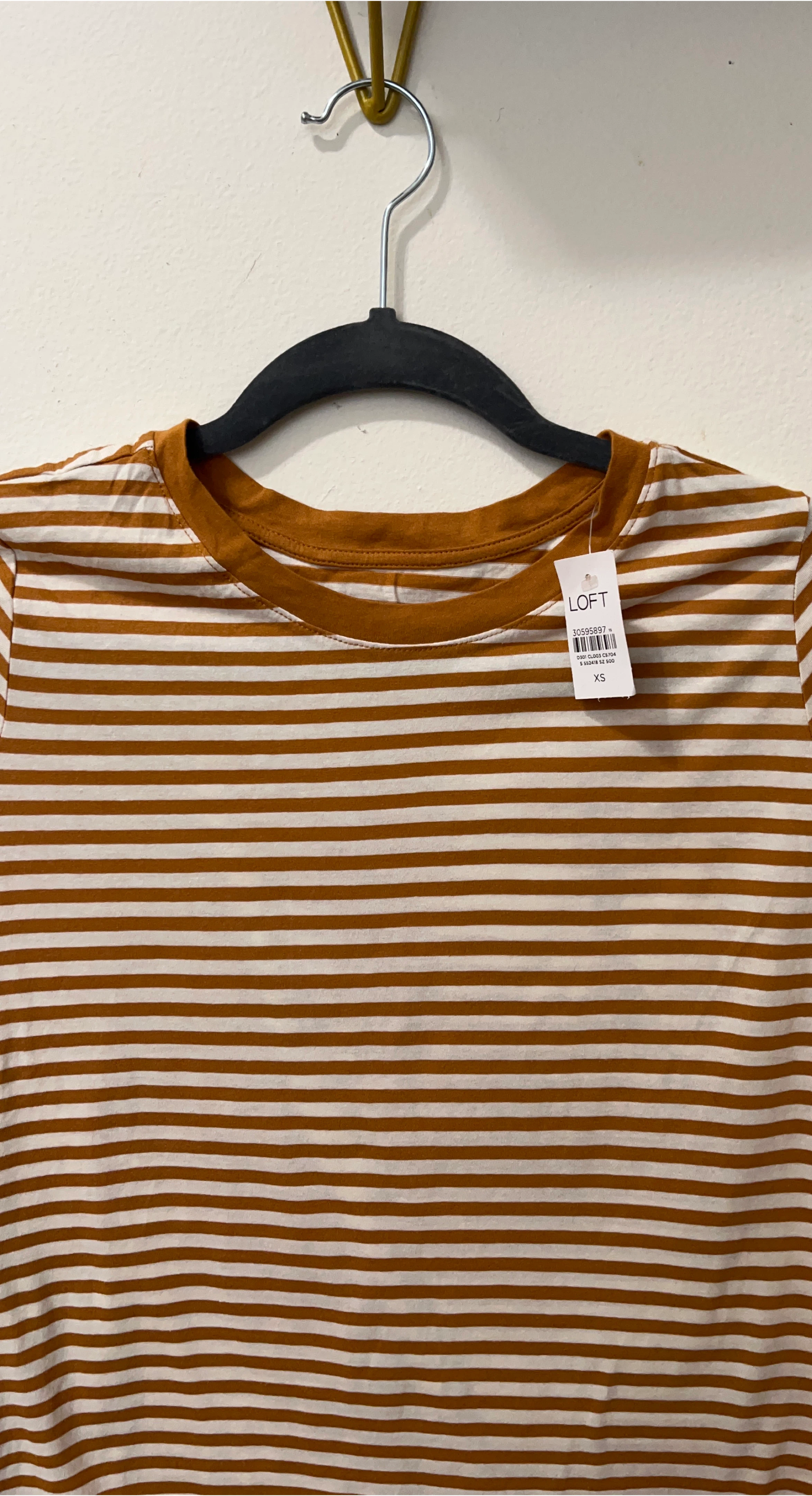 LOFT Striped Long Sleeve Tee - Size XS thumbnail