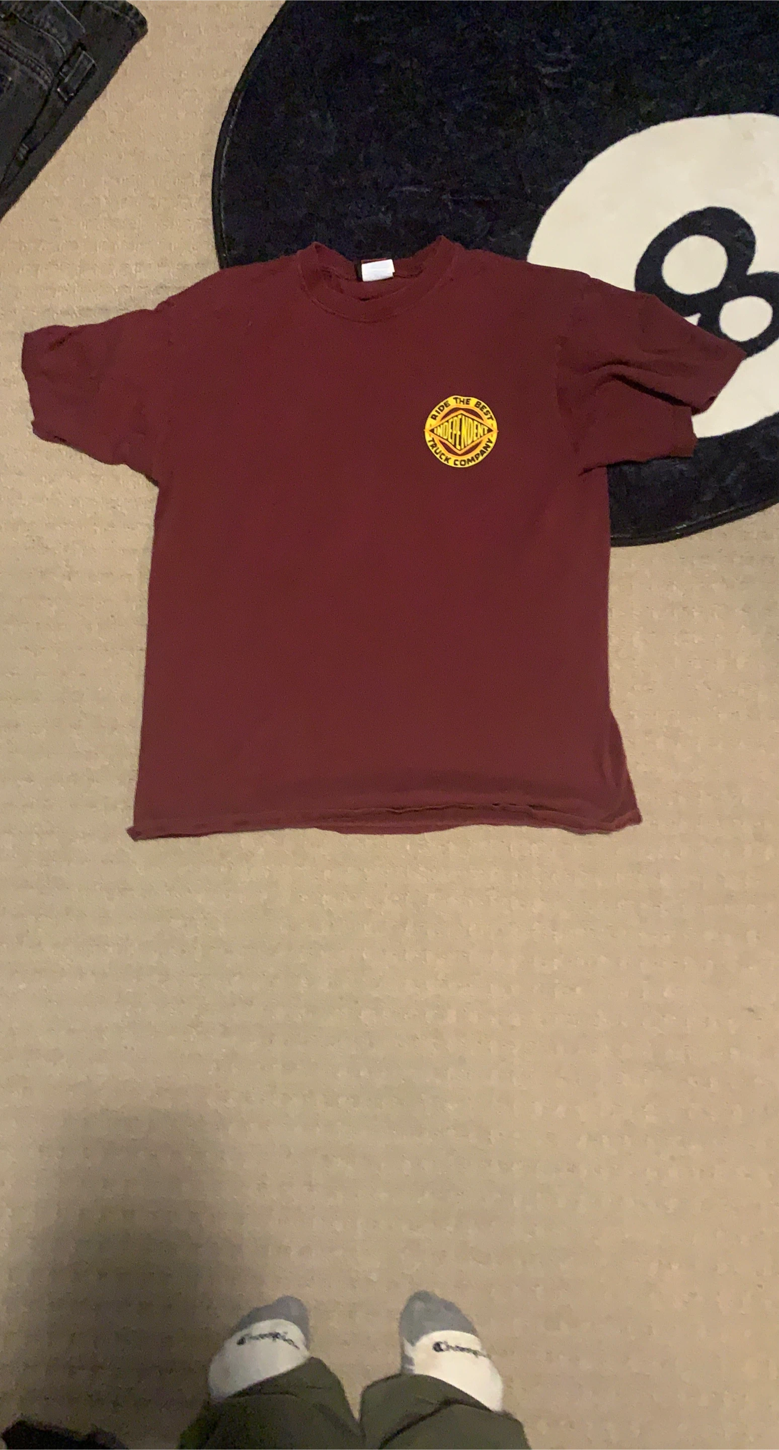 Independent Truck Co. Burgundy T-Shirt thumbnail