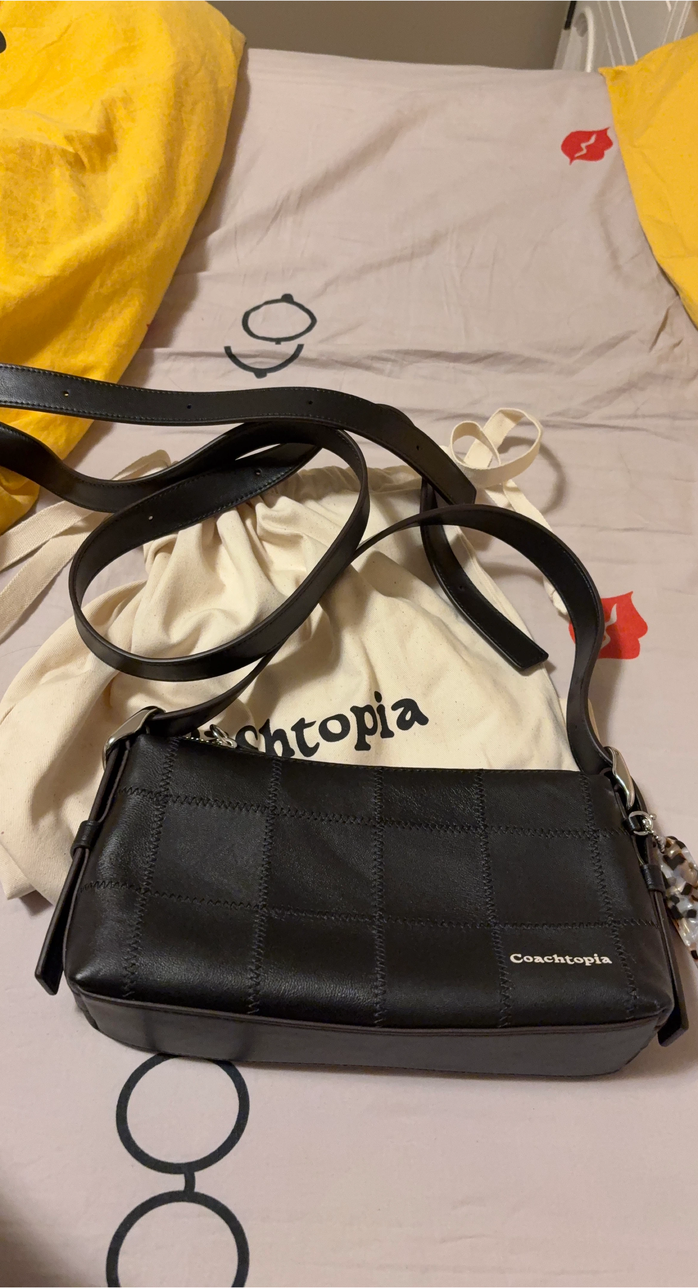 Coach Alter/Ego Small Slouchy Shoulder Bag - Black