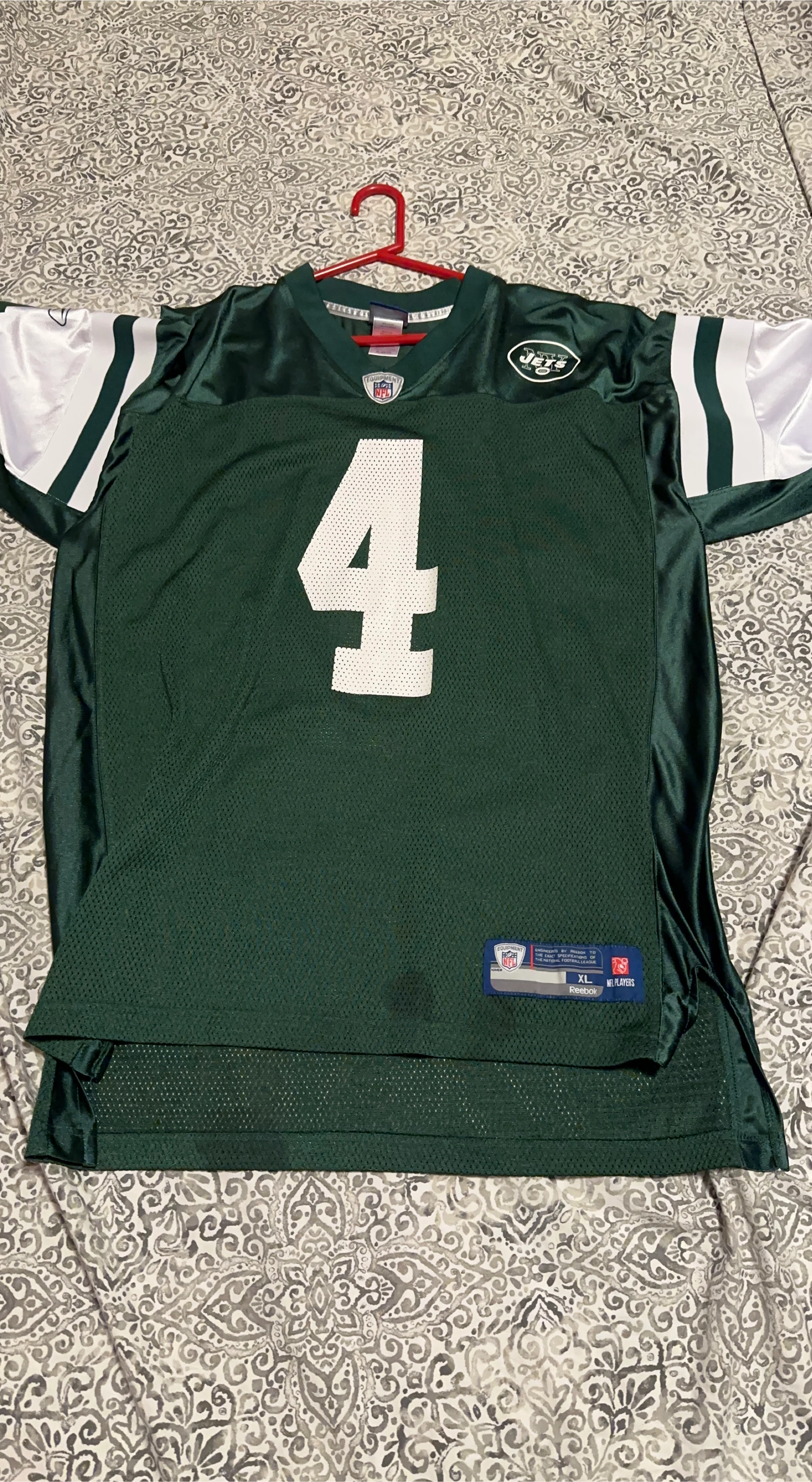 Reebok NFL Jets Favre #4 Jersey - XL