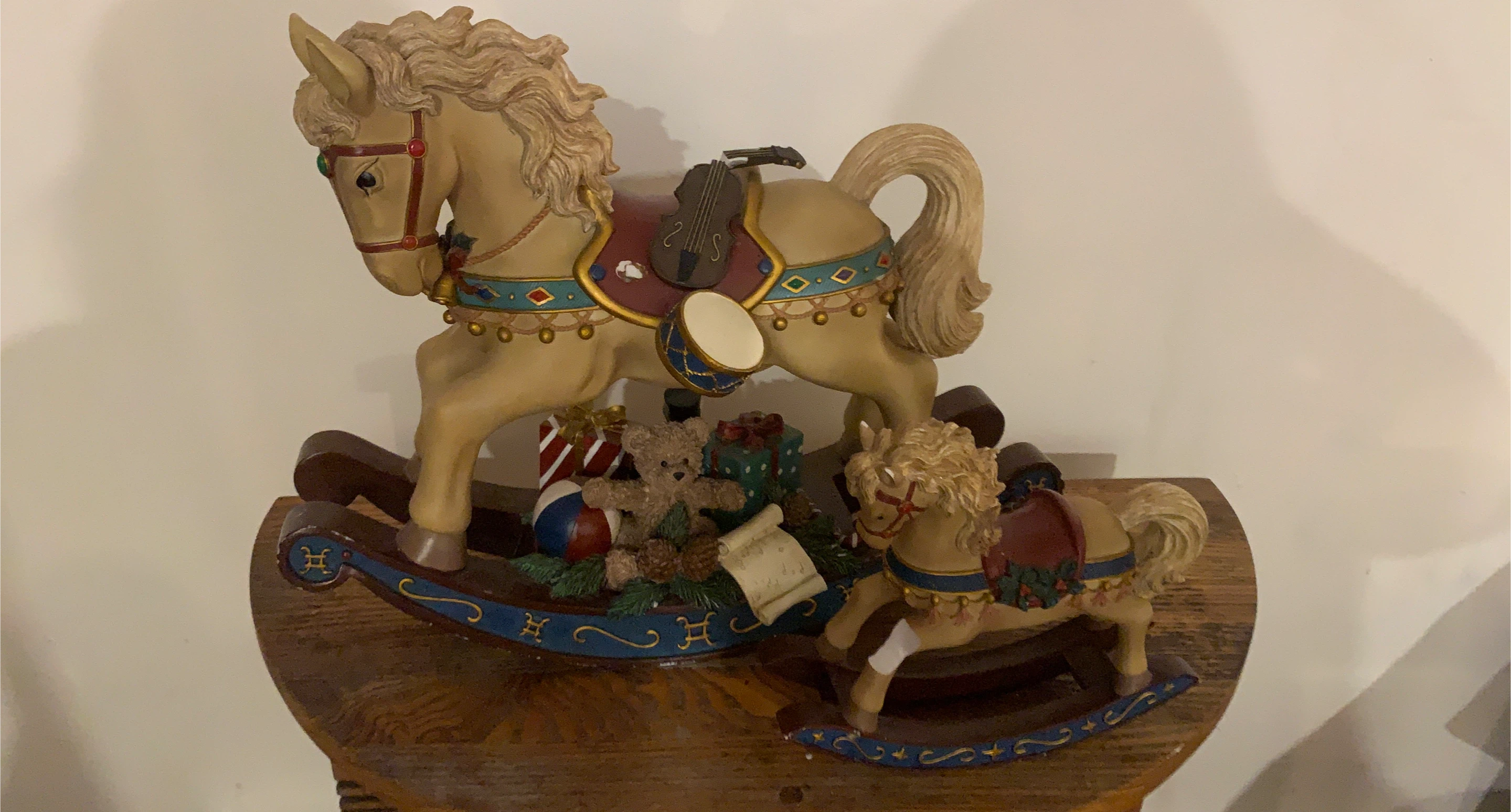 Vintage Rocking Horse Decoration thumbnail