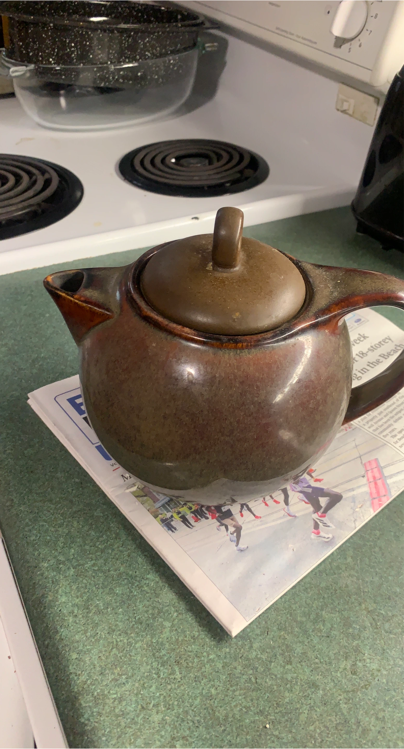Brown Ceramic Teapot thumbnail