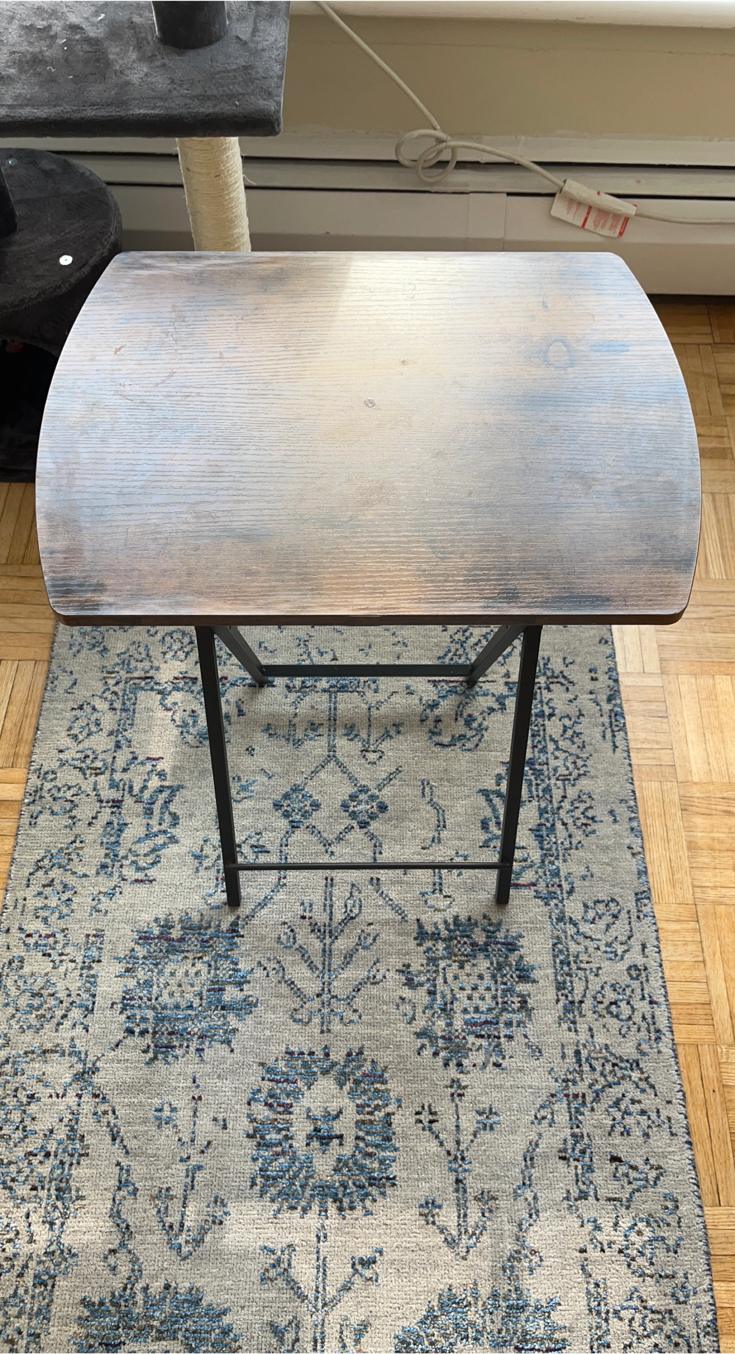 Rustic Brown Tray Table thumbnail