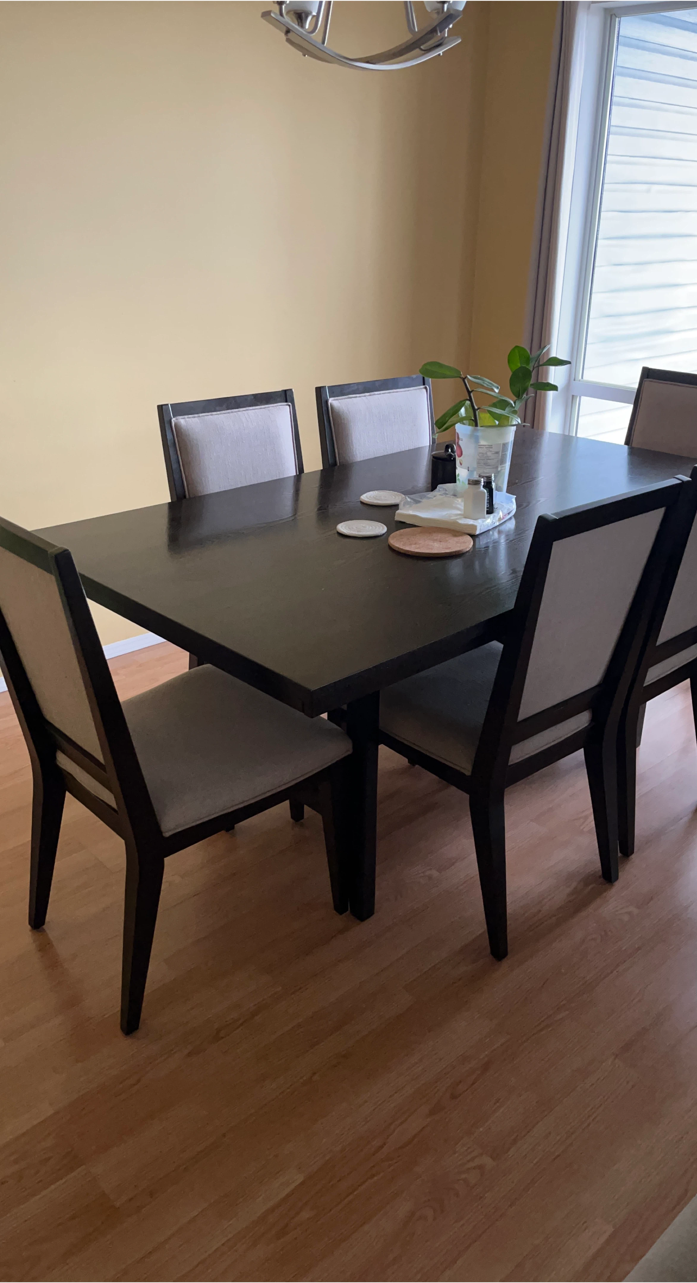 Dining Table and 6 Chairs Set