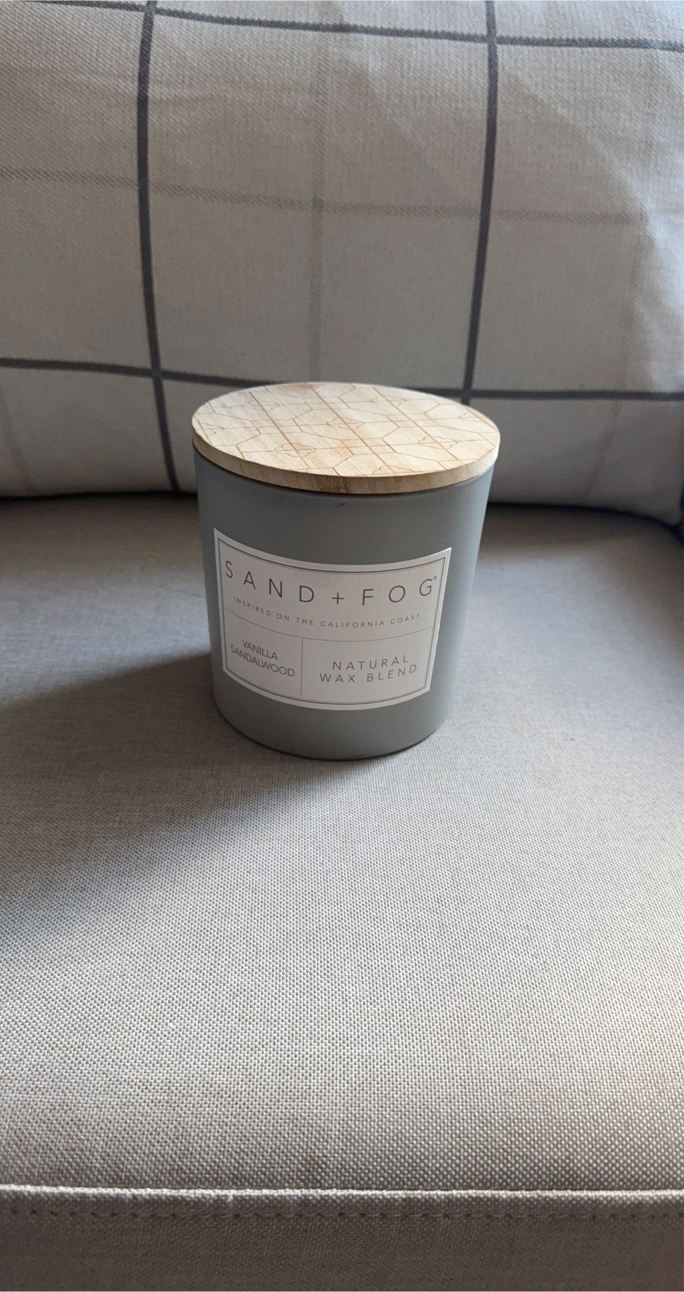 🎃 Sand + Fog Vanilla Sandalwood Candle Jar. (Empty) thumbnail