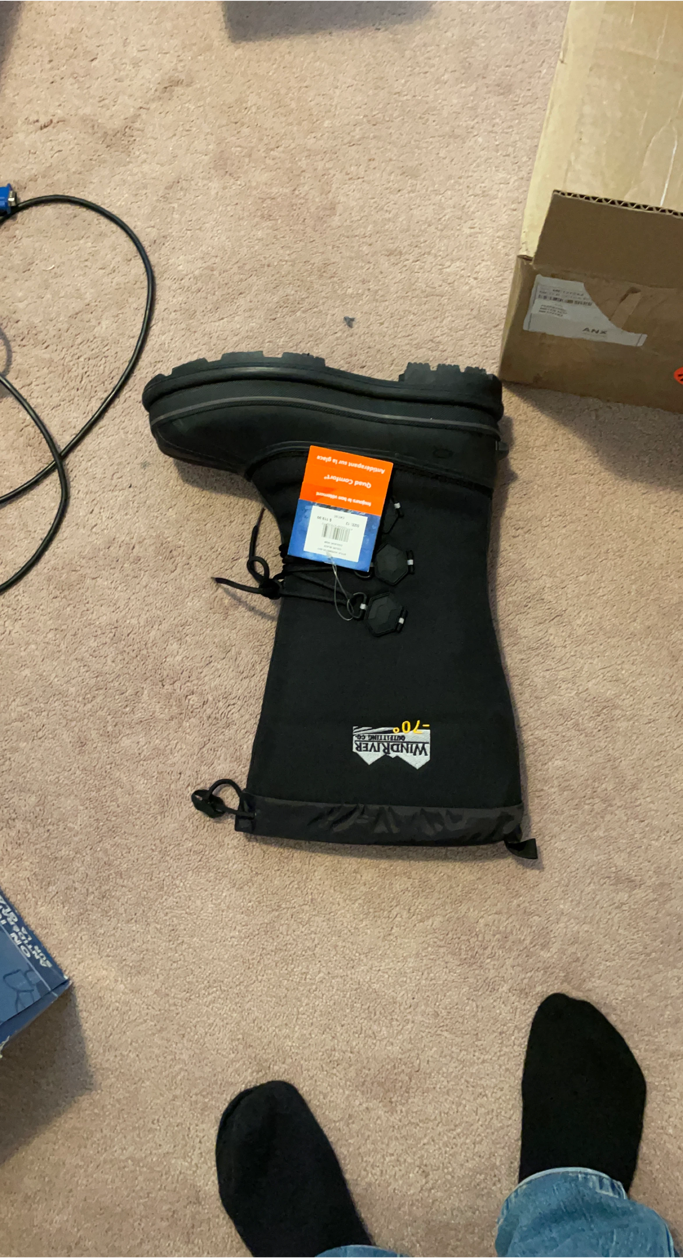 Men Wind River Pac Boots - Size 12 - New in Box thumbnail