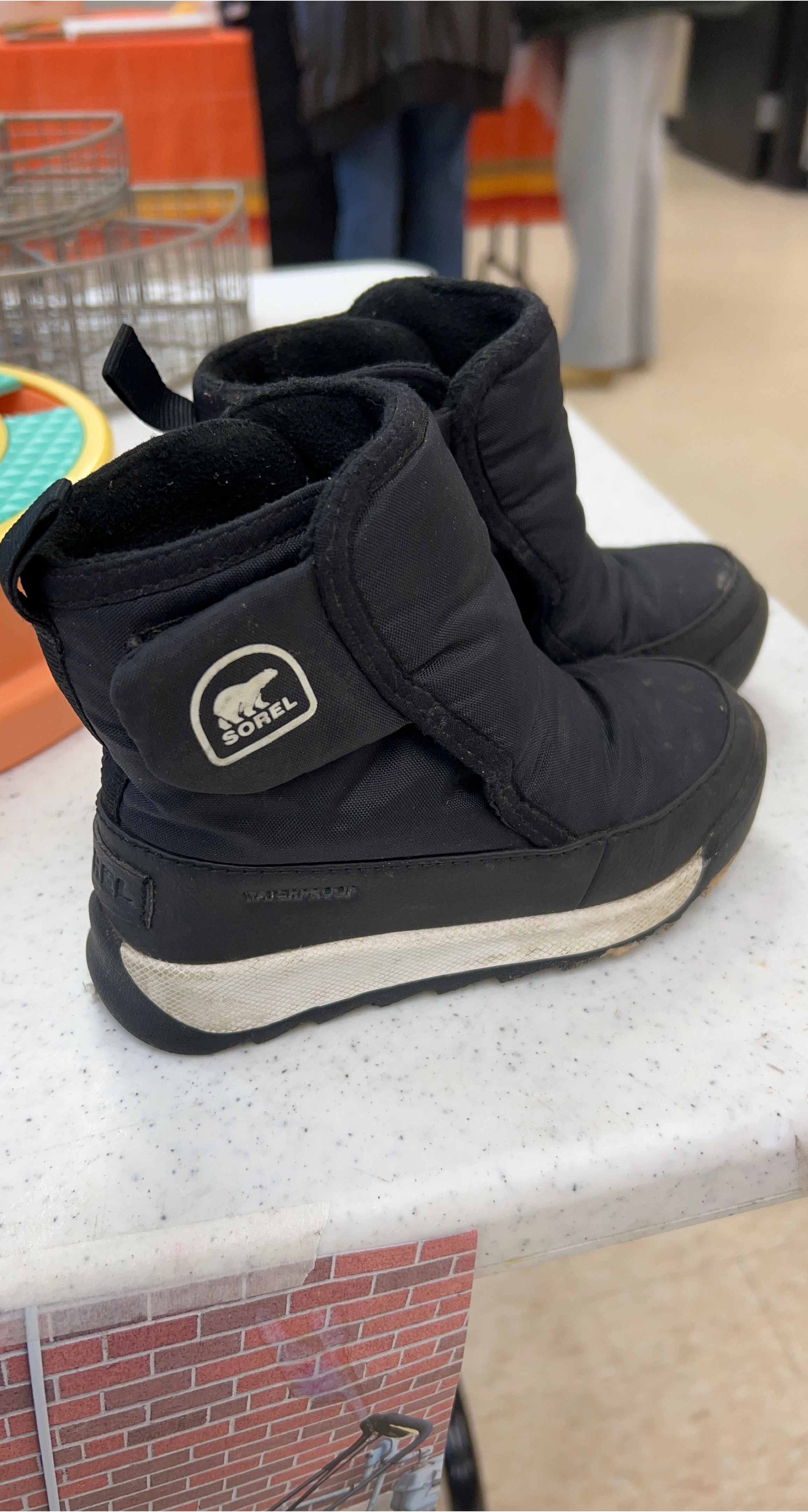 Sorel Black Winter Boots thumbnail