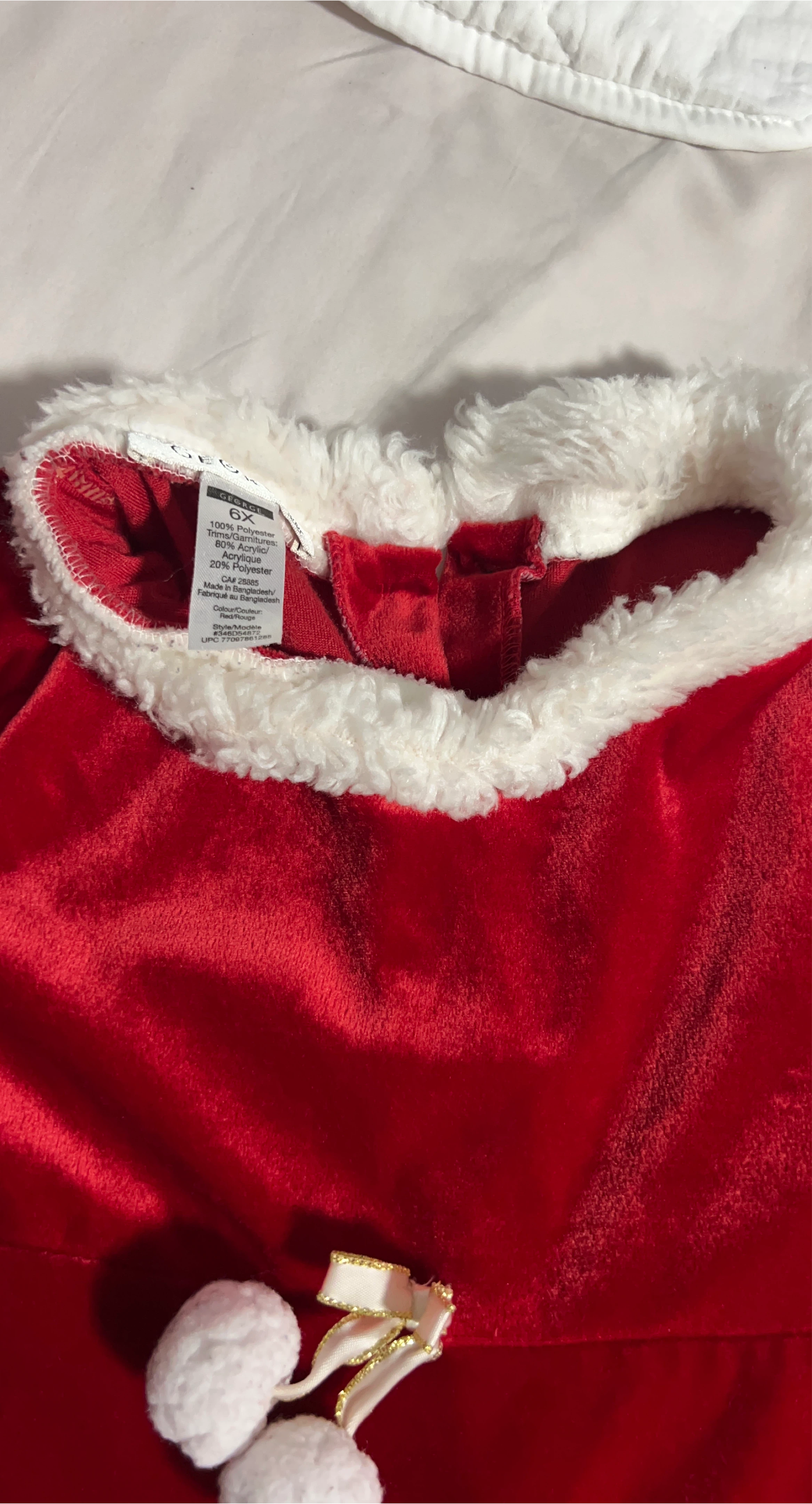 George Red Dress - Size 6X