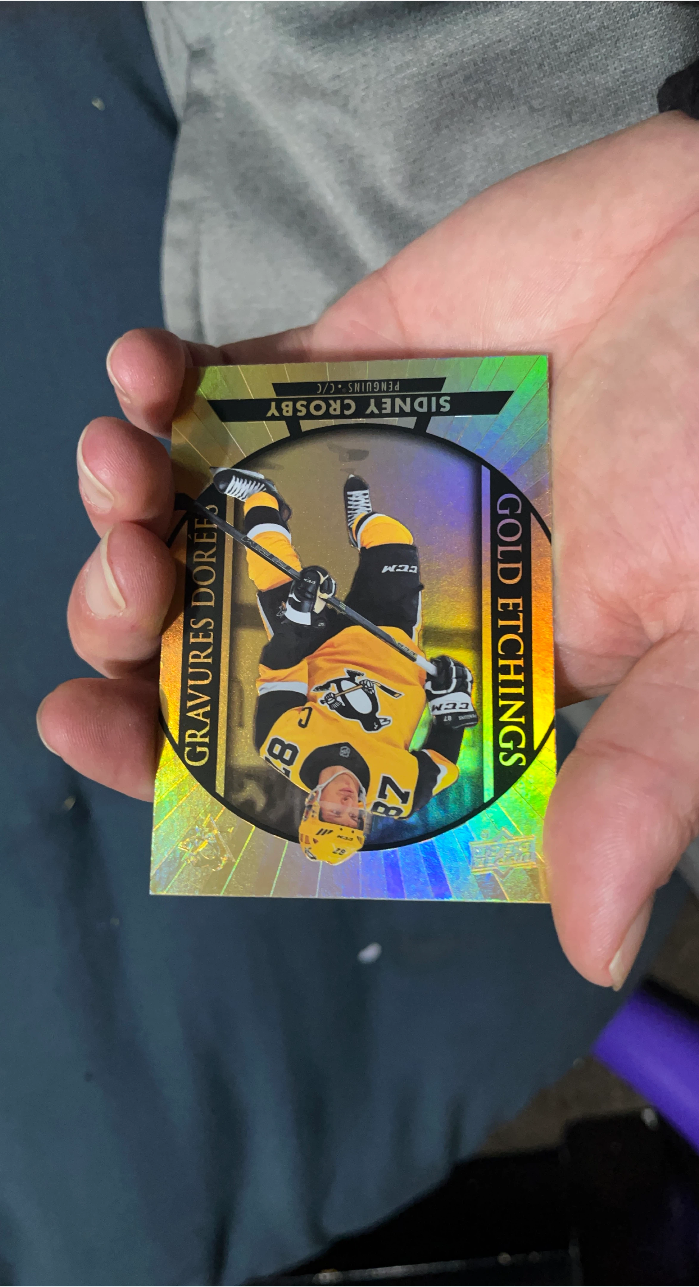 Sidney Crosby Upper Deck Hockey Card thumbnail