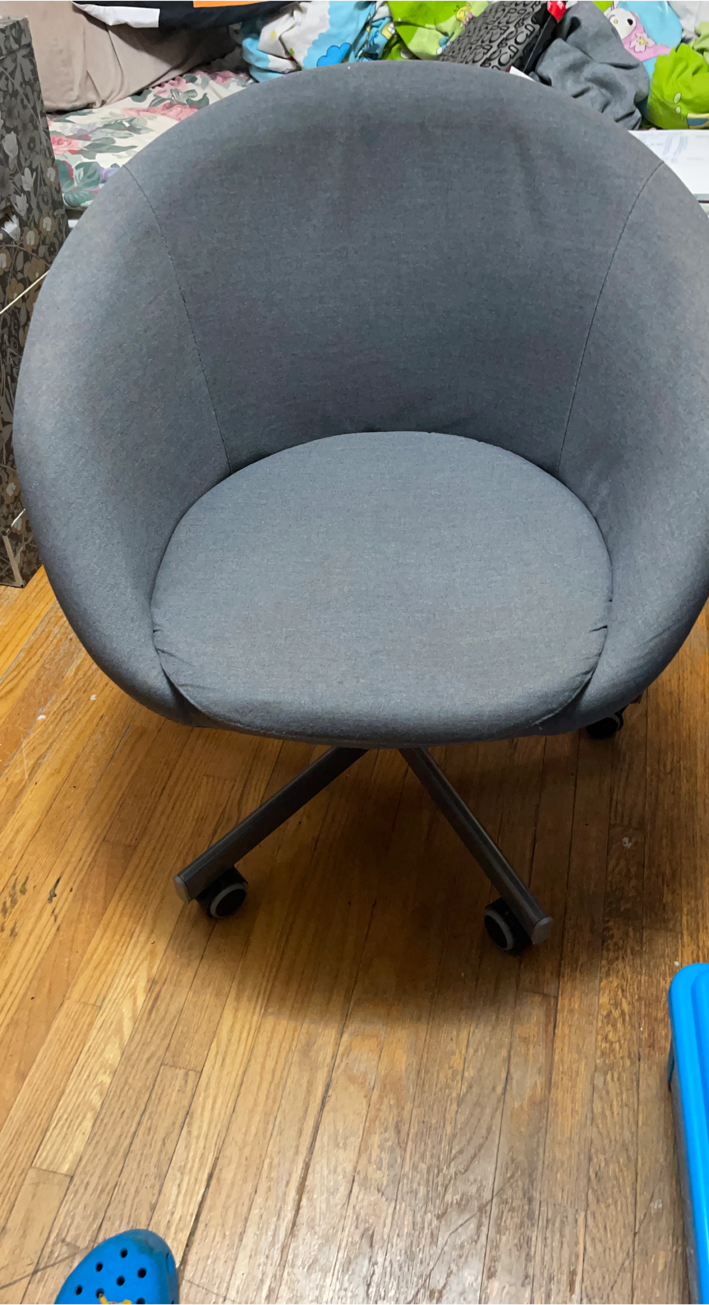 IKEA Skruvsta Swivel Chair - Grey thumbnail
