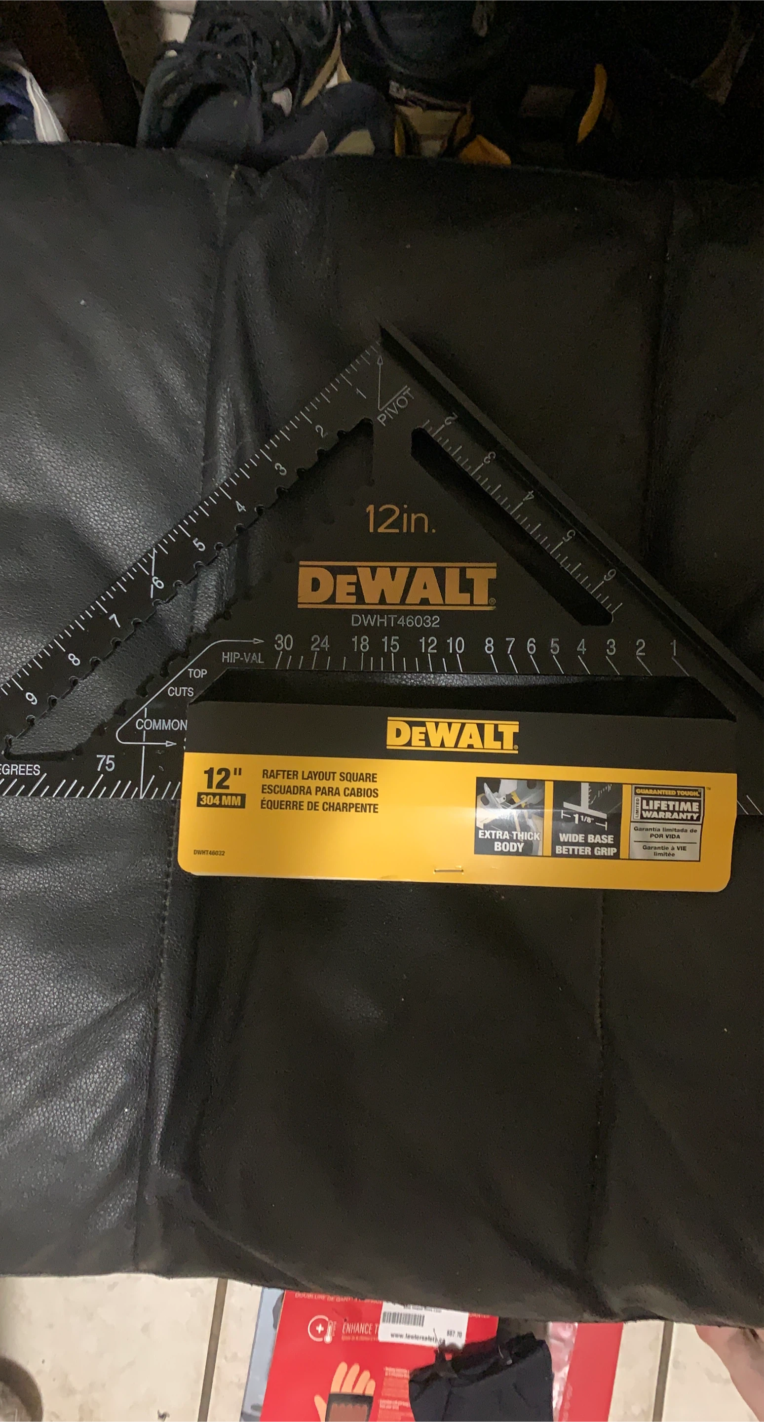DeWalt 12-inch Rafter Layout Square thumbnail