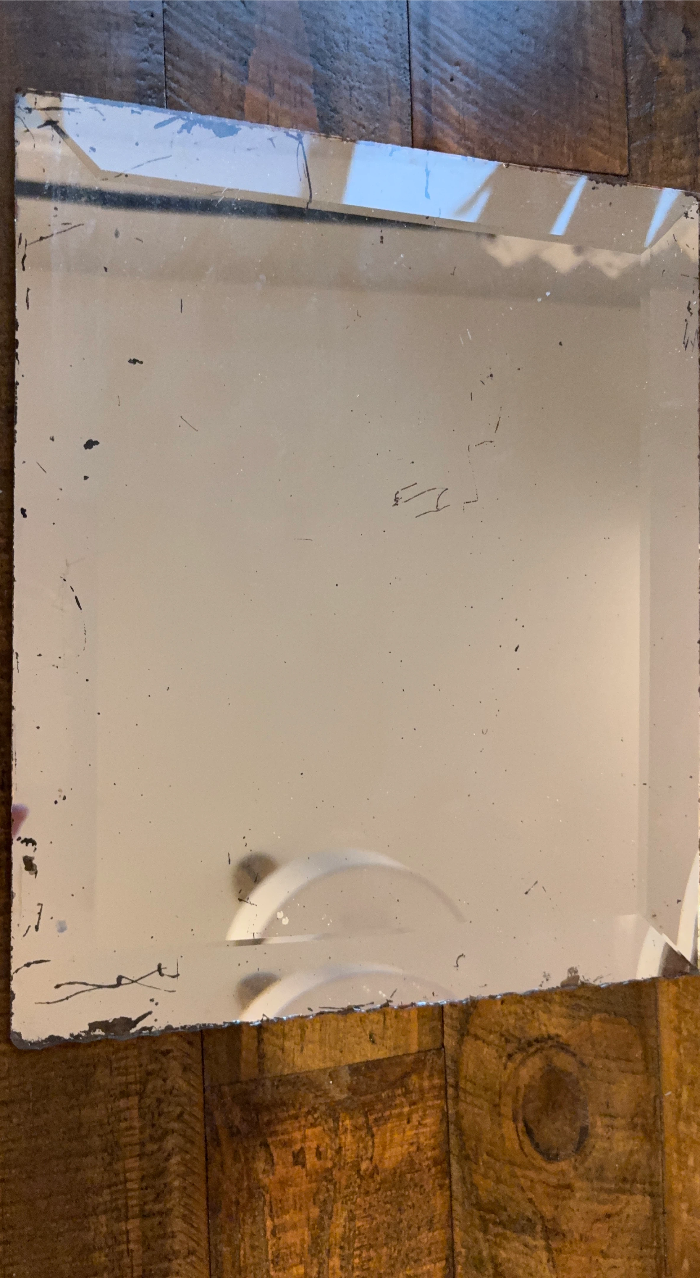 Vintage Beveled Edge Mirror