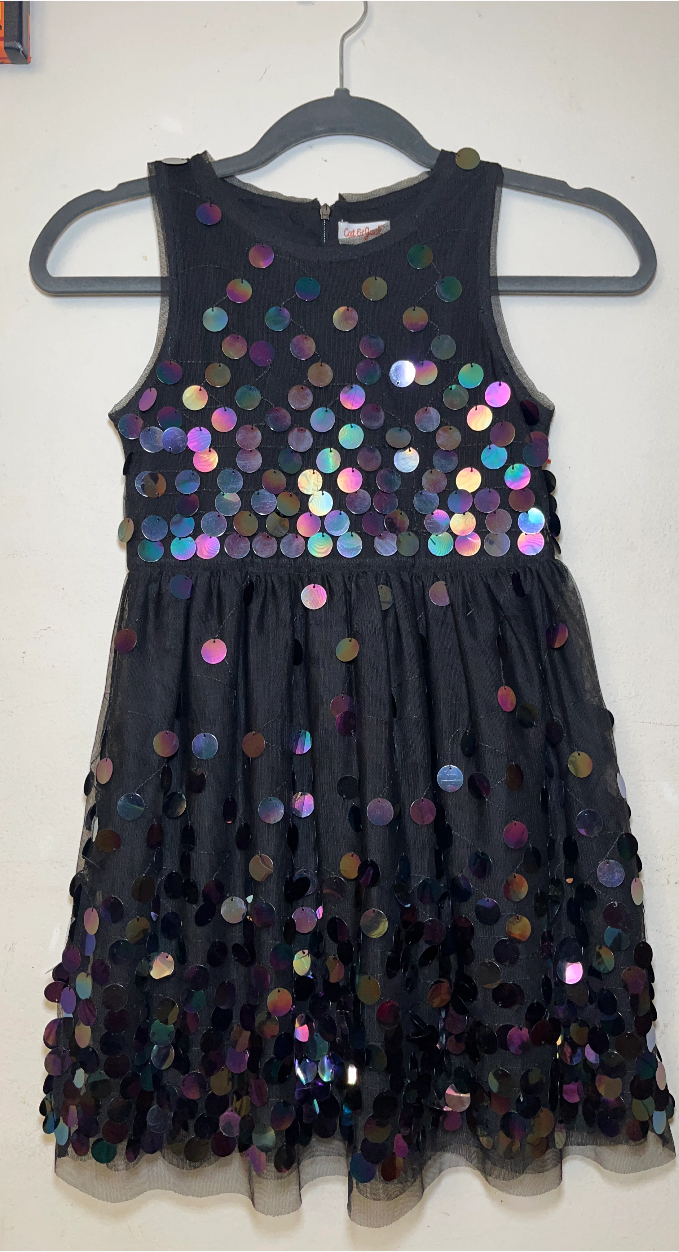 Cat & Jack Black Sequin Dress thumbnail