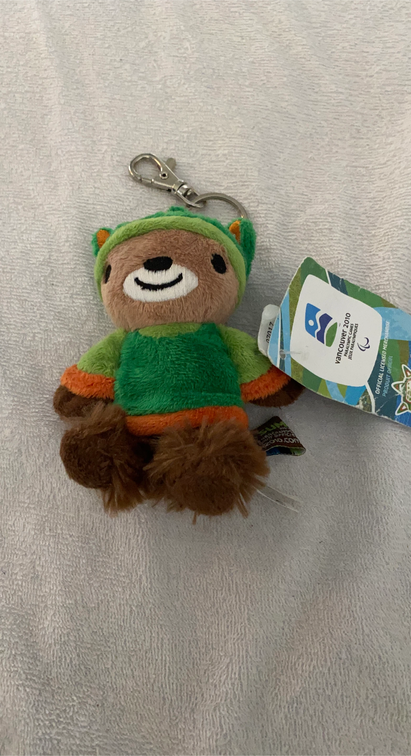 Vancouver 2010 Paralympic Sumi Plush Keychain thumbnail