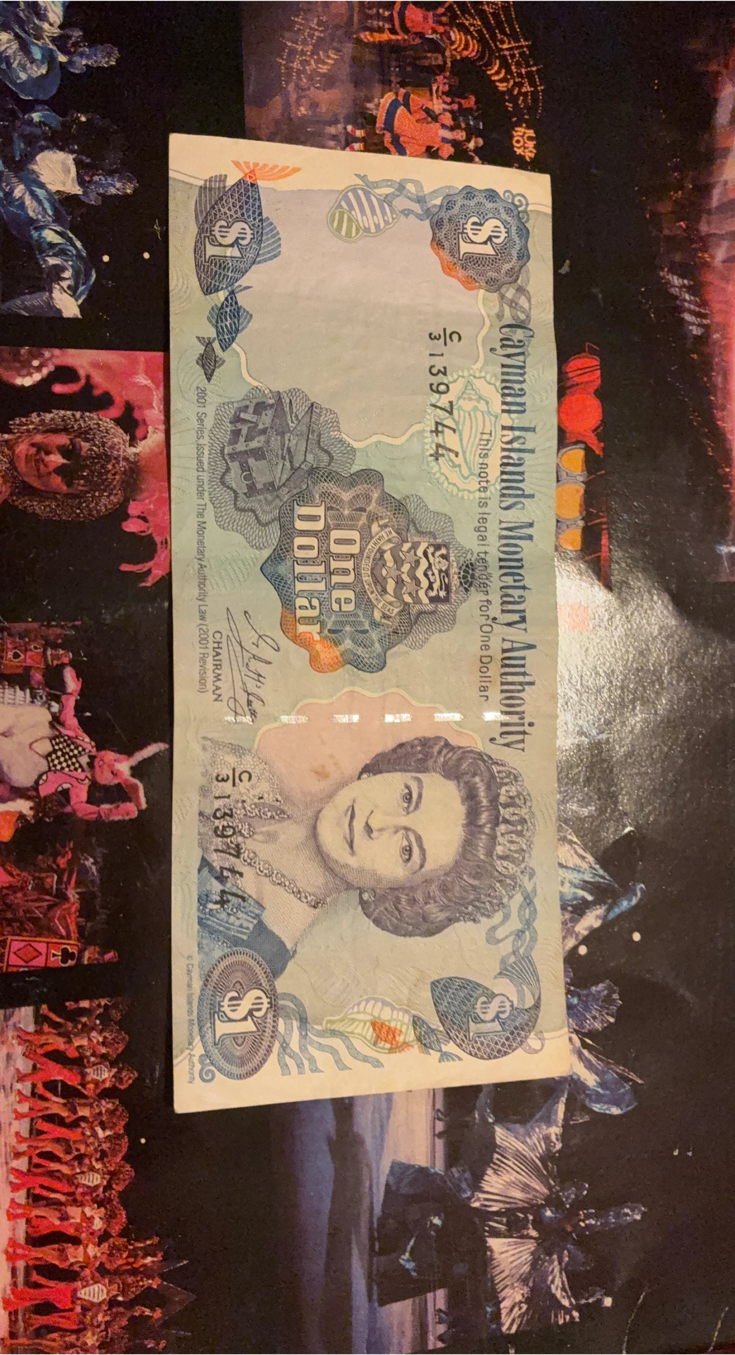 Cayman Islands One Dollar Bill thumbnail