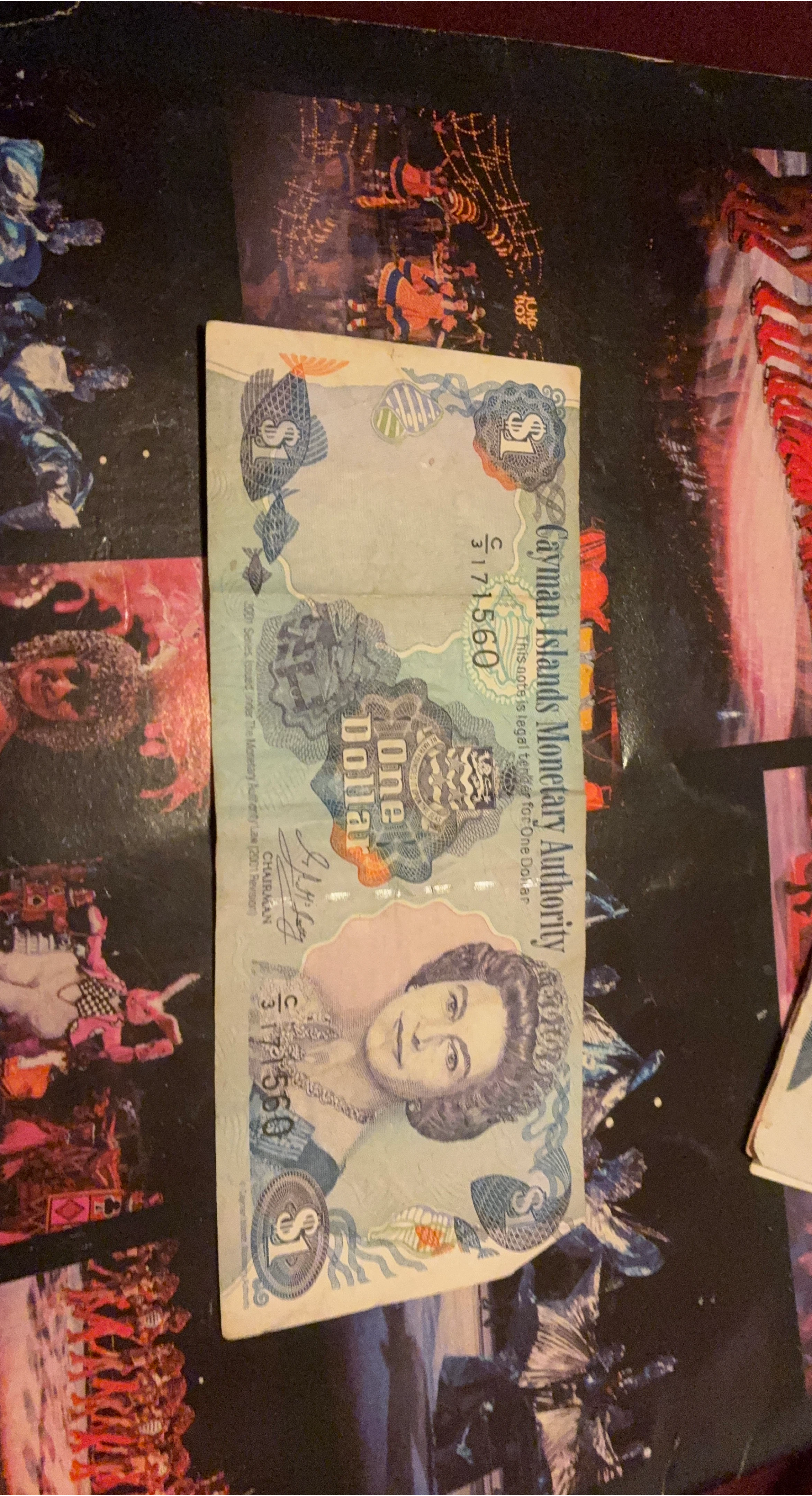 Cayman Islands One Dollar Bill thumbnail