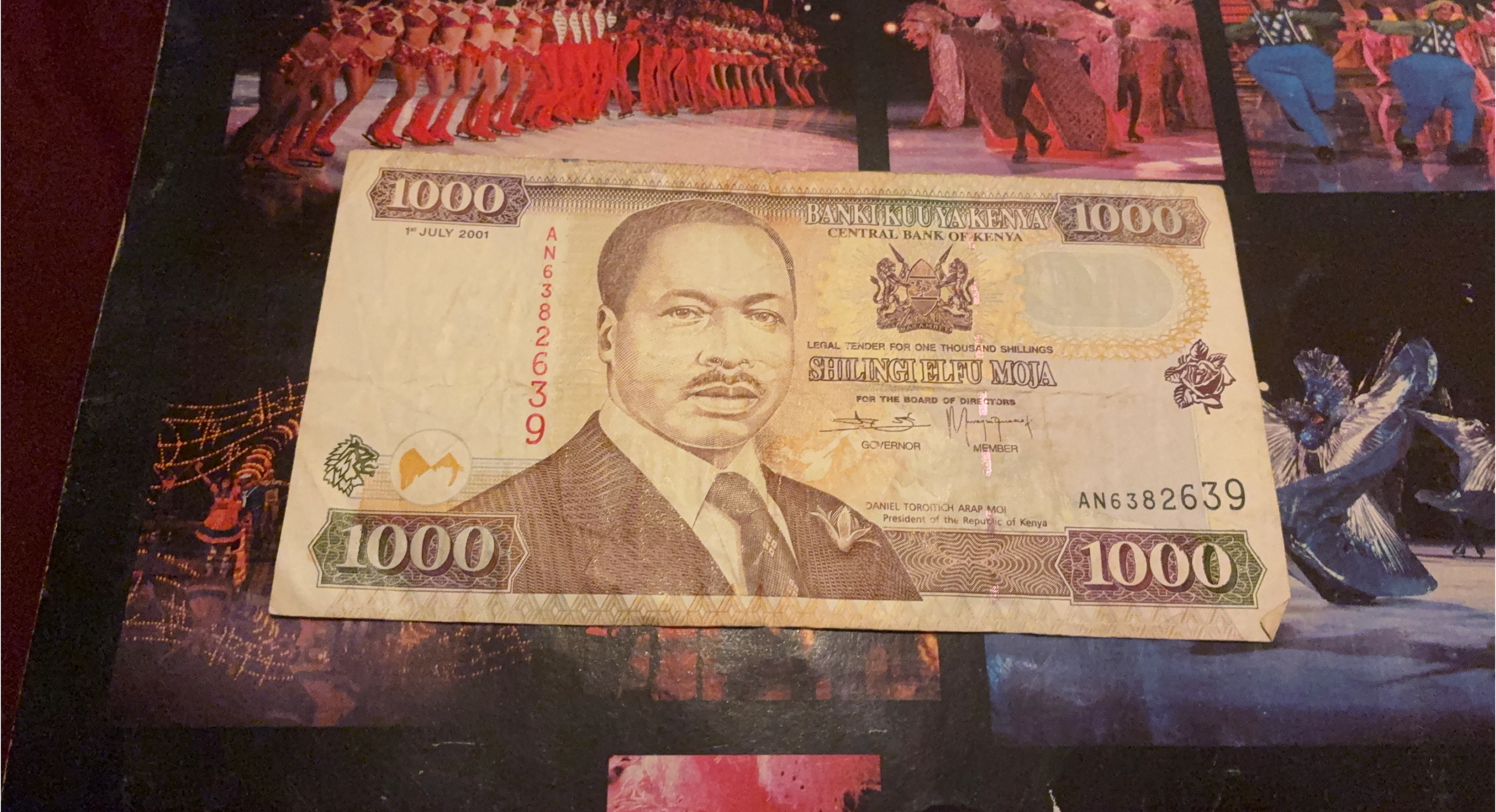 1000 Kenyan Shilling Banknote thumbnail