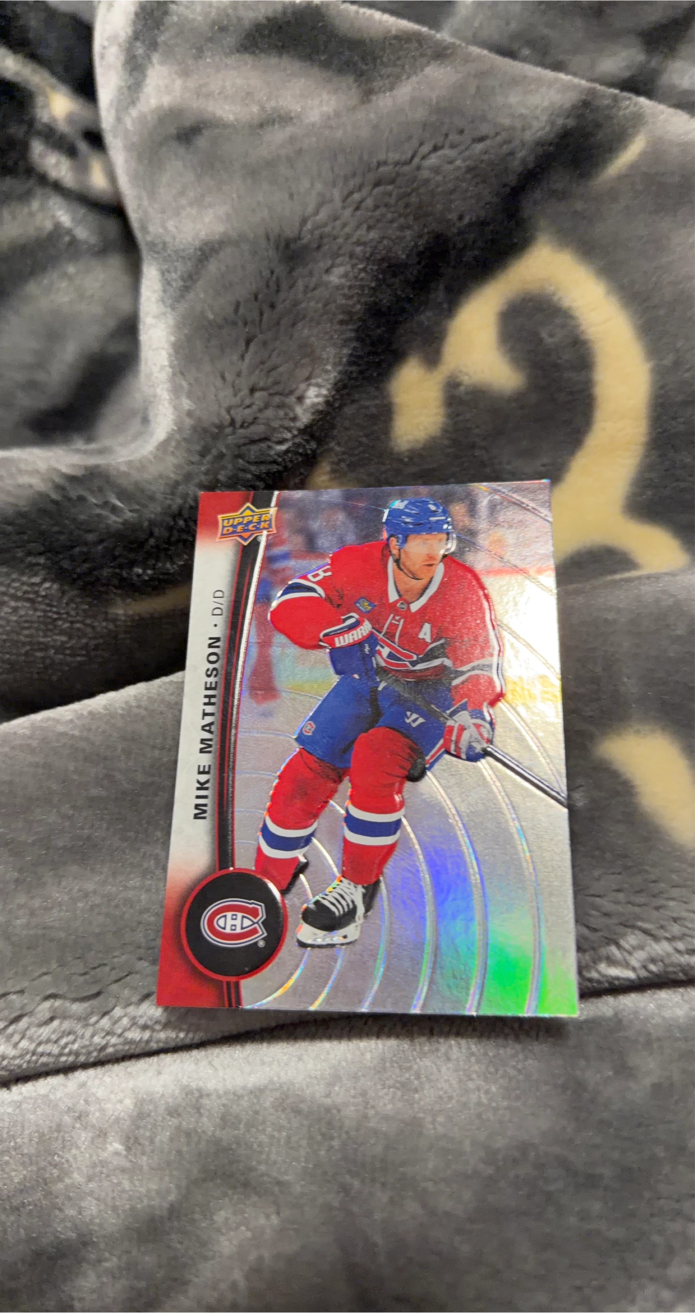 Mike Matheson Upper Deck Hockey Card thumbnail