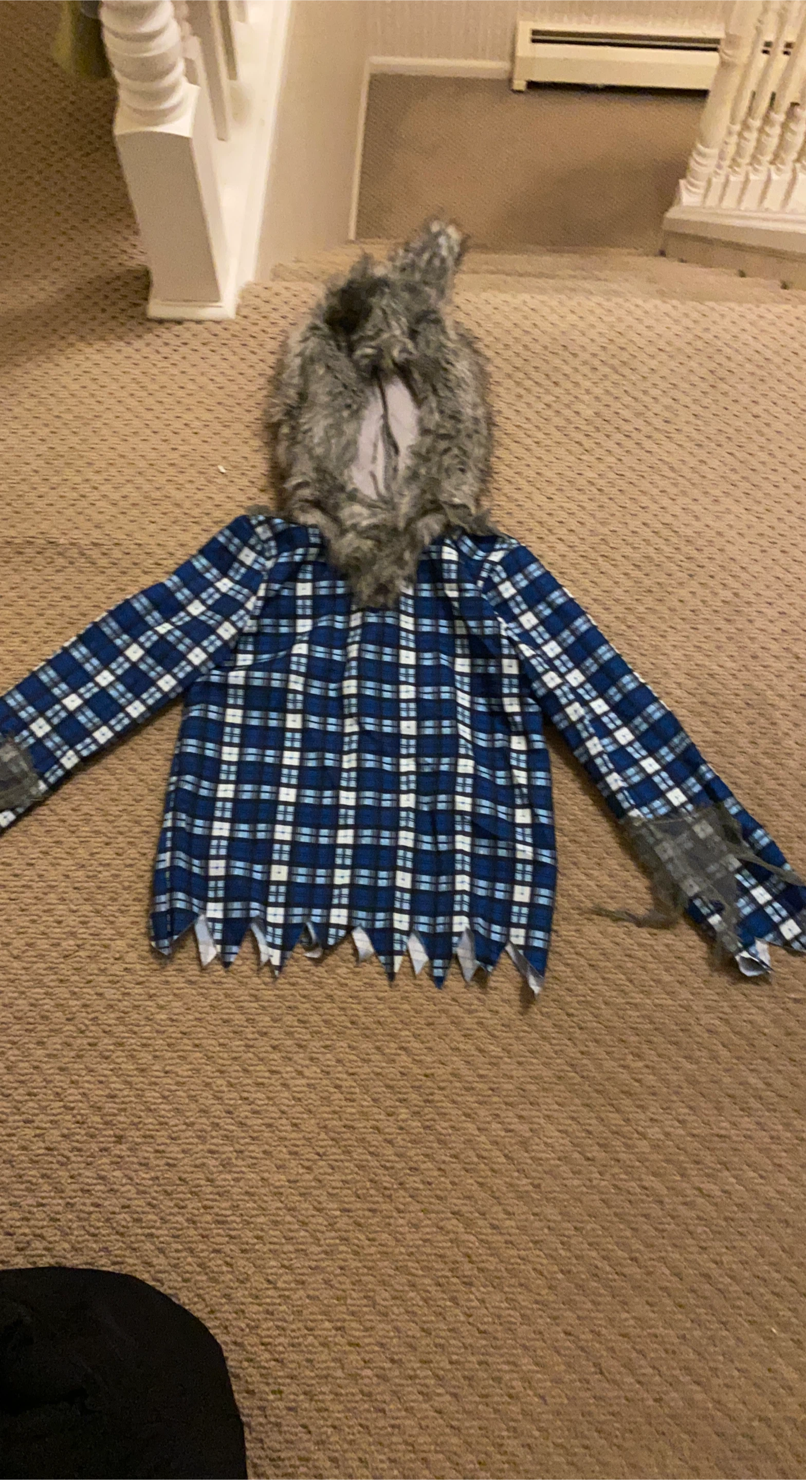 Kids Werewolf Costume - Plaid thumbnail