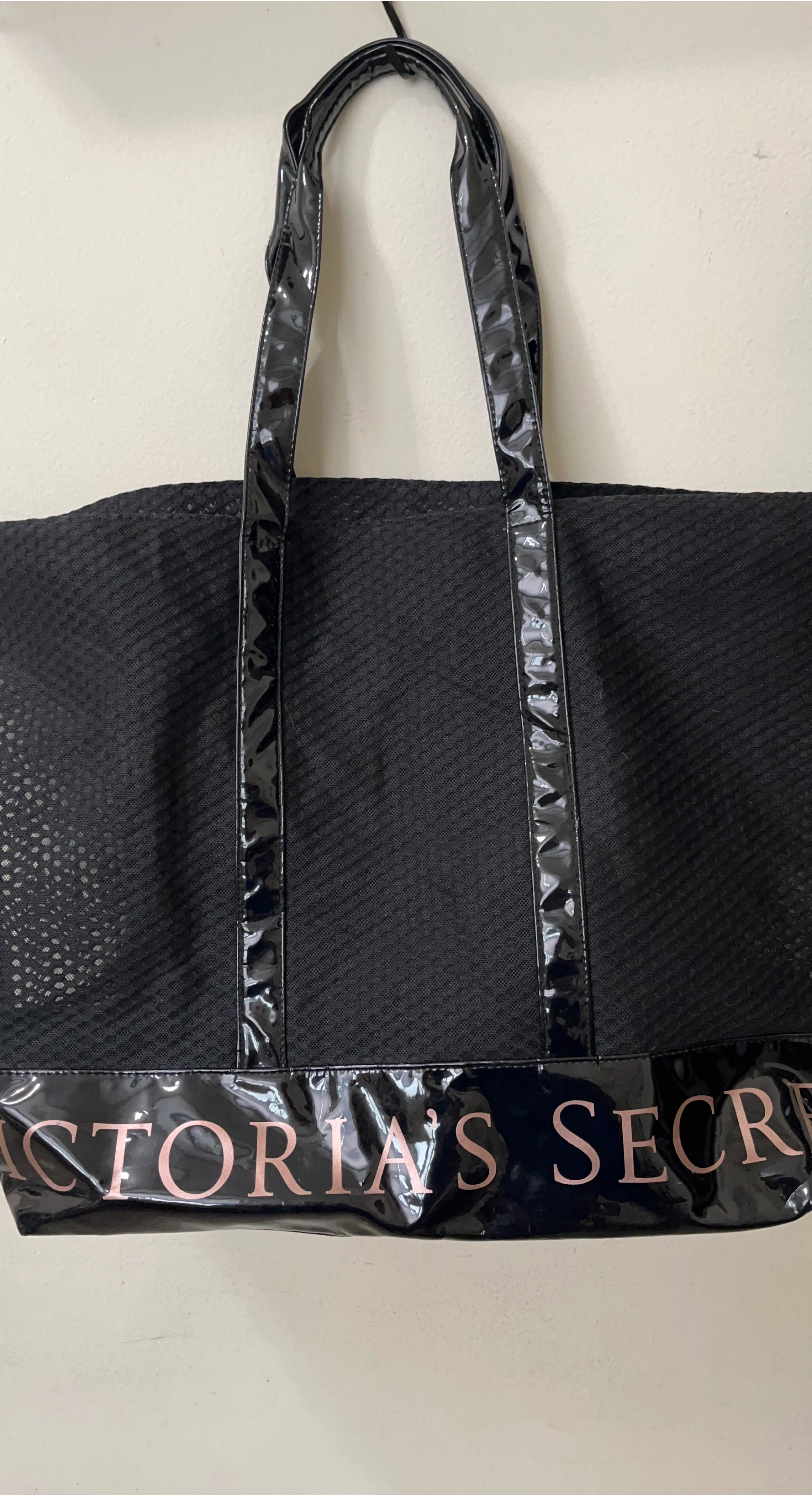 Victoria's Secret Black Tote Bag thumbnail