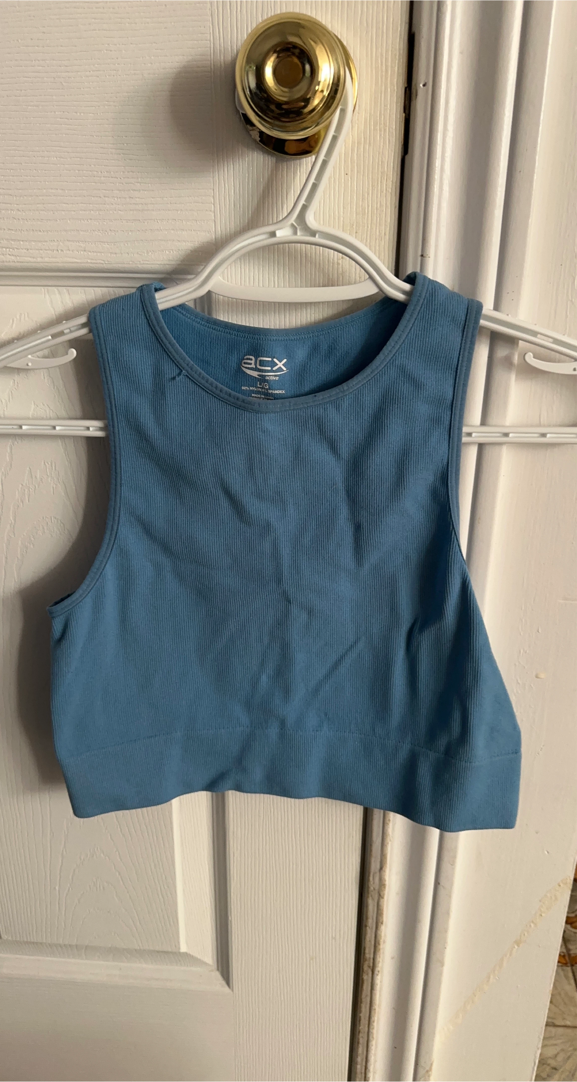 ACX Active Blue Crop Top - Size L thumbnail