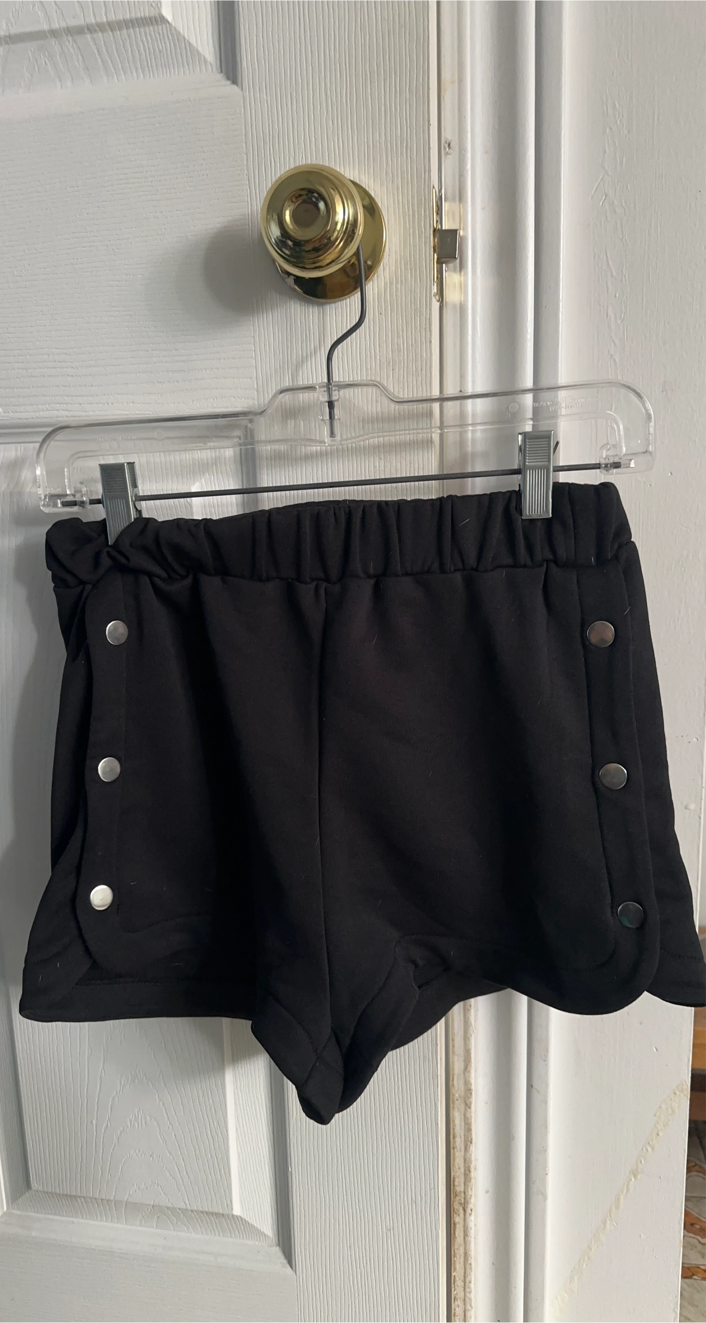 Black Shorts with Button Detail thumbnail