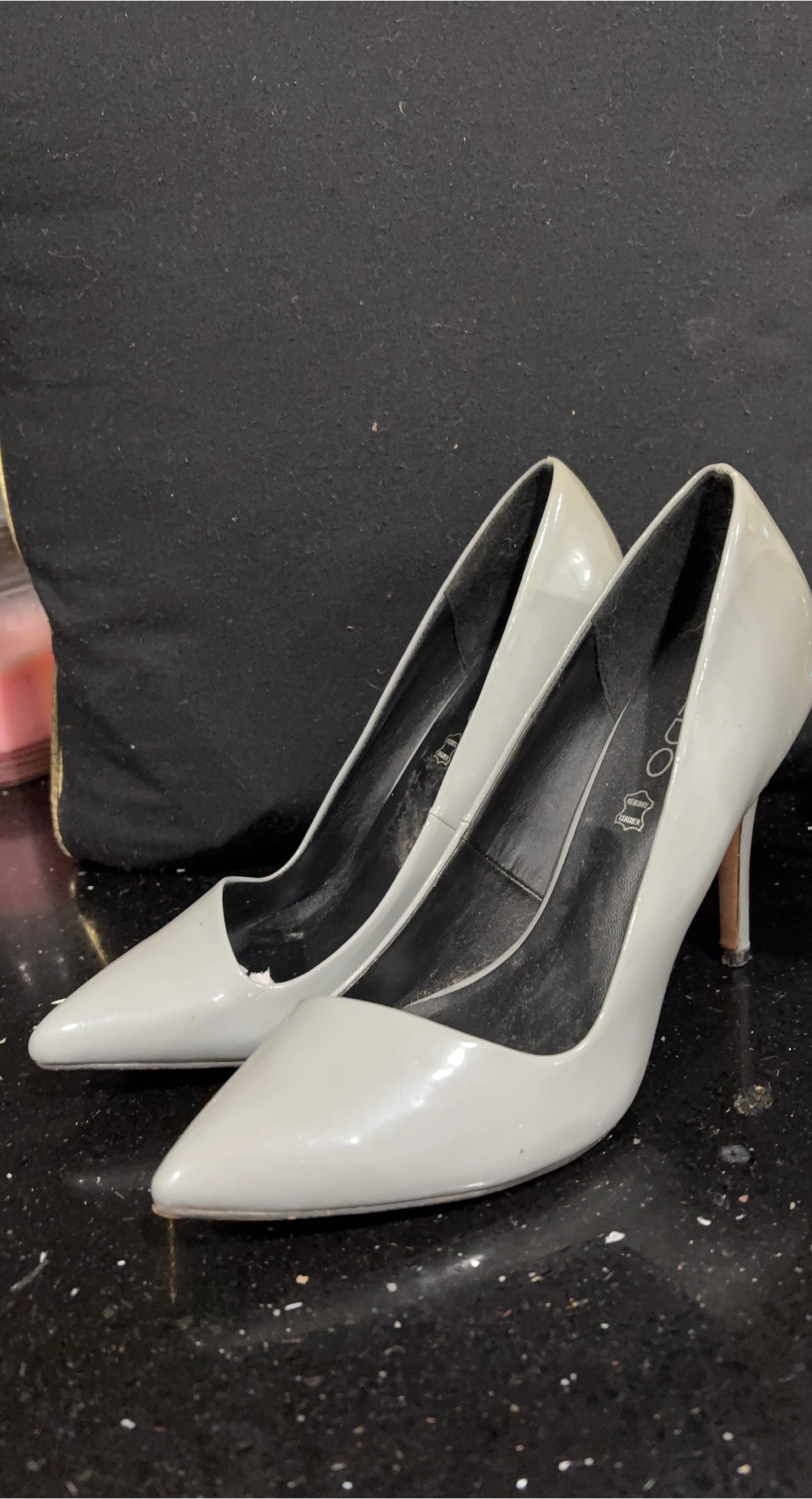 Aldo gray heels