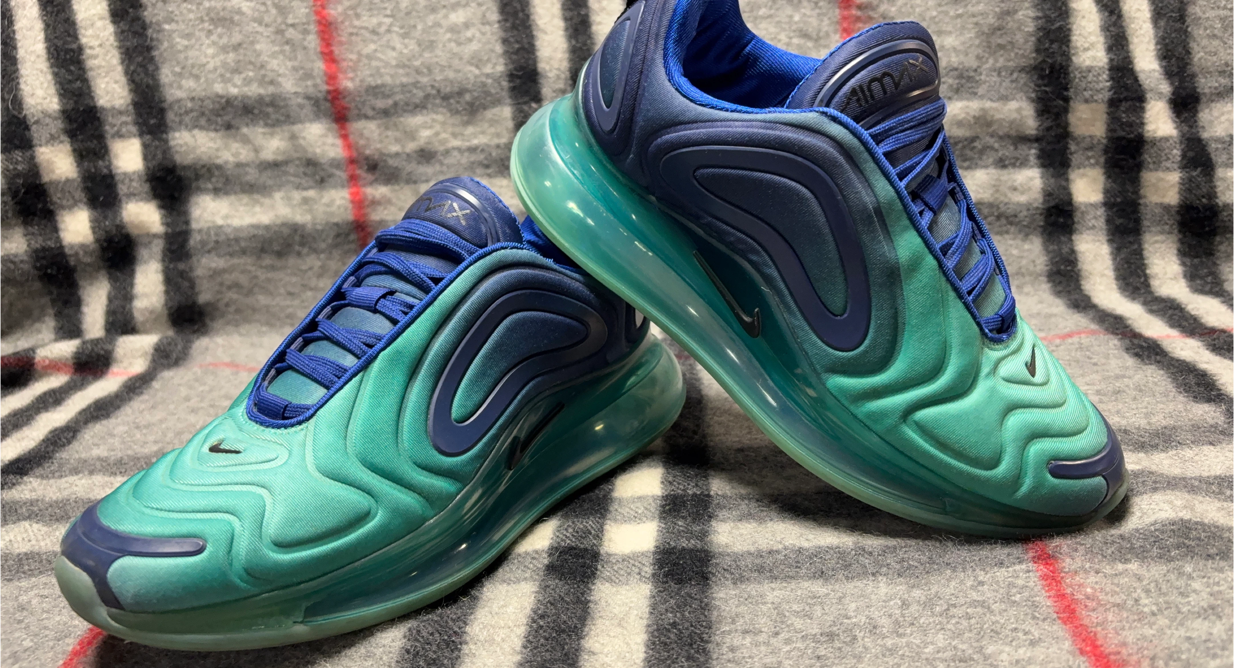 Nike Air Max 720 Teal/Blue Sneakers thumbnail