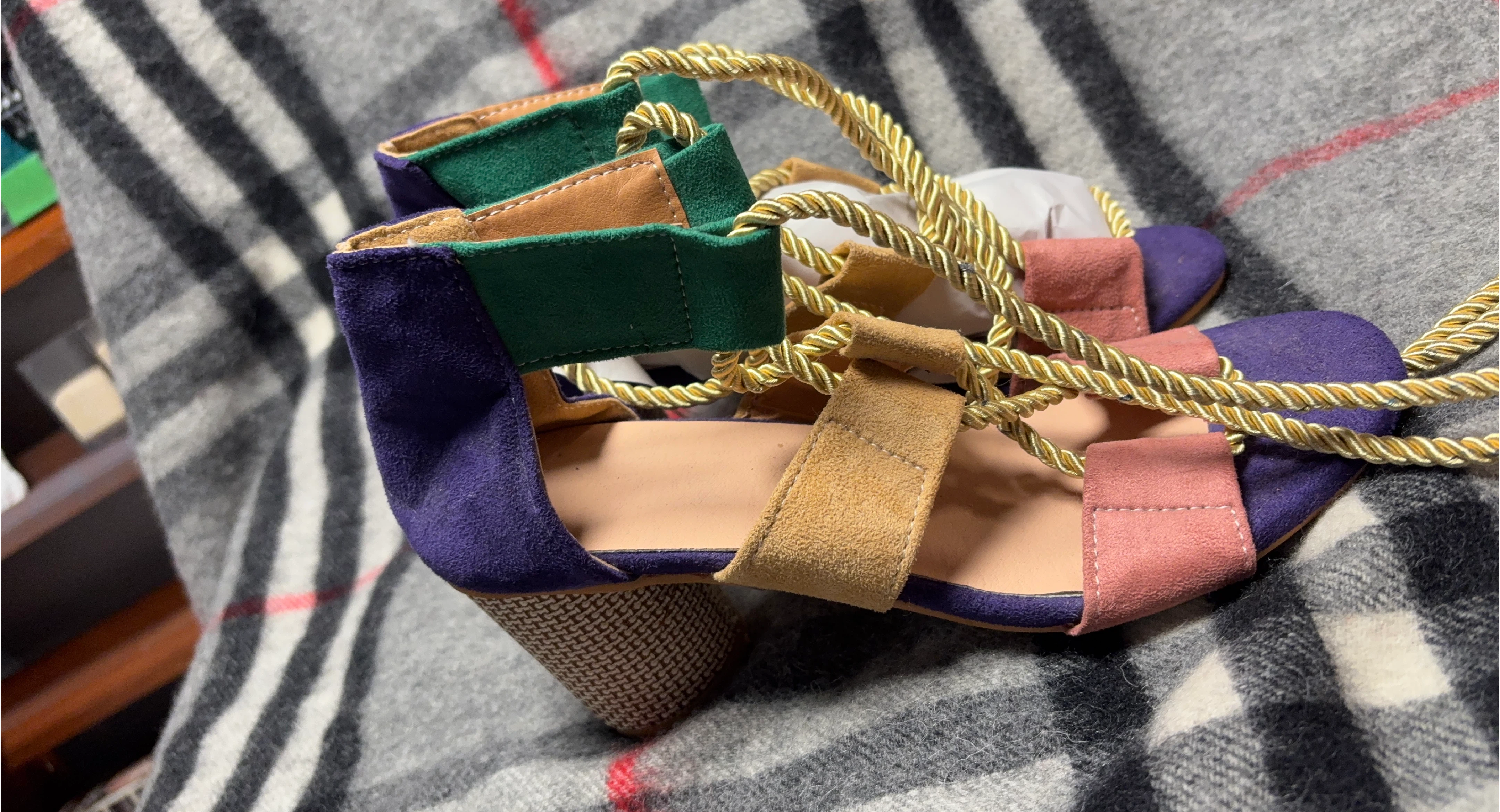 Colorful Heeled Sandals thumbnail