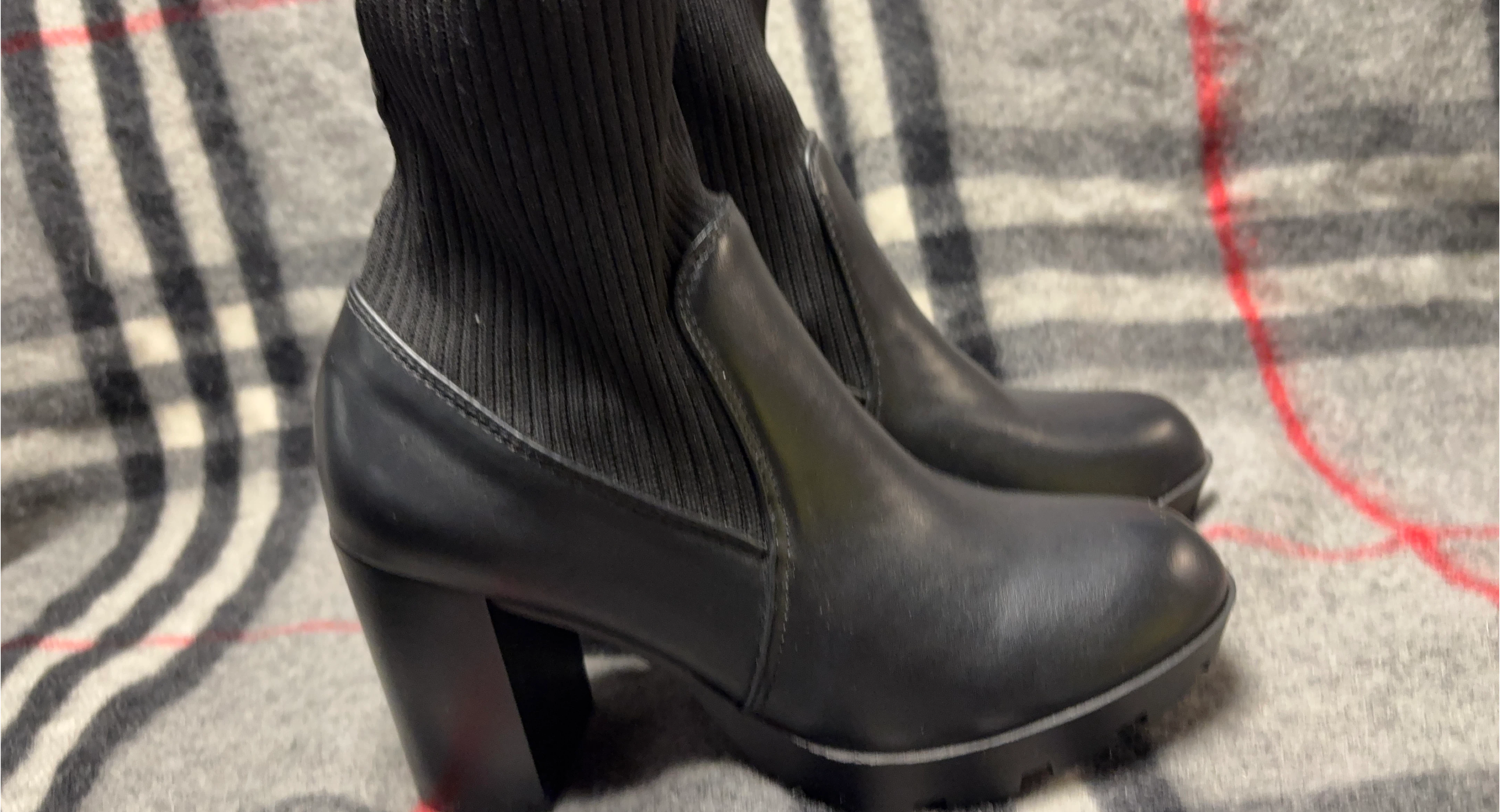 Black Heeled Ankle Boots thumbnail