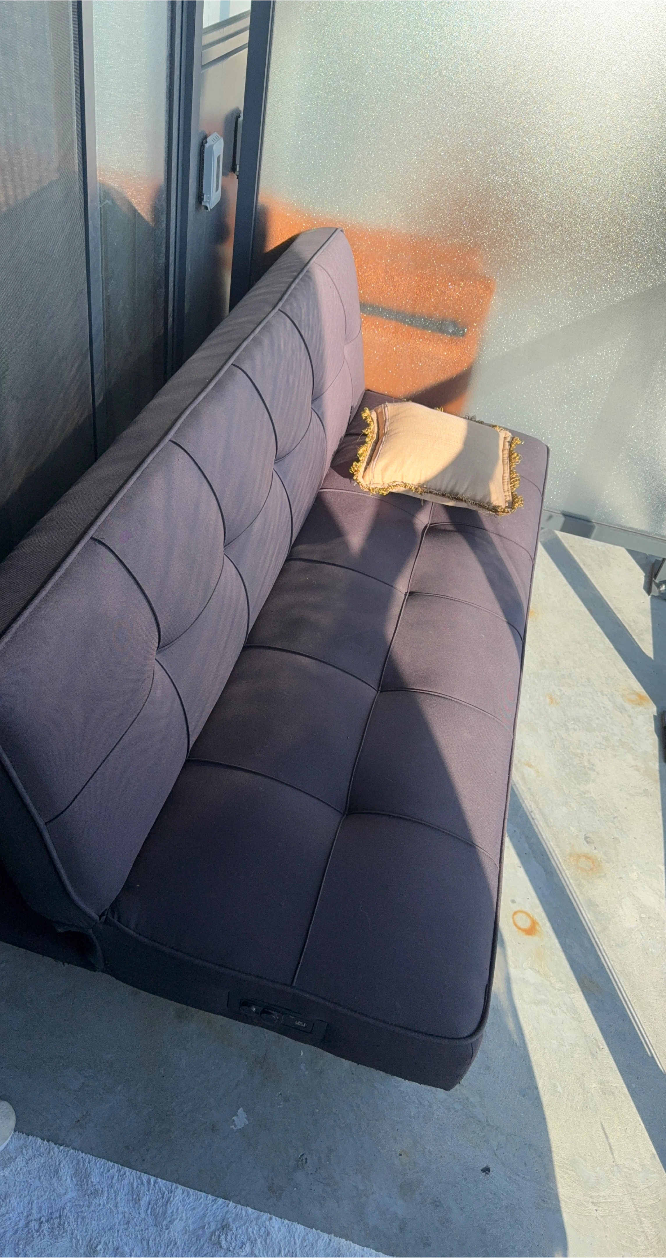 Dark Gray Futon Couch image indicator(1)