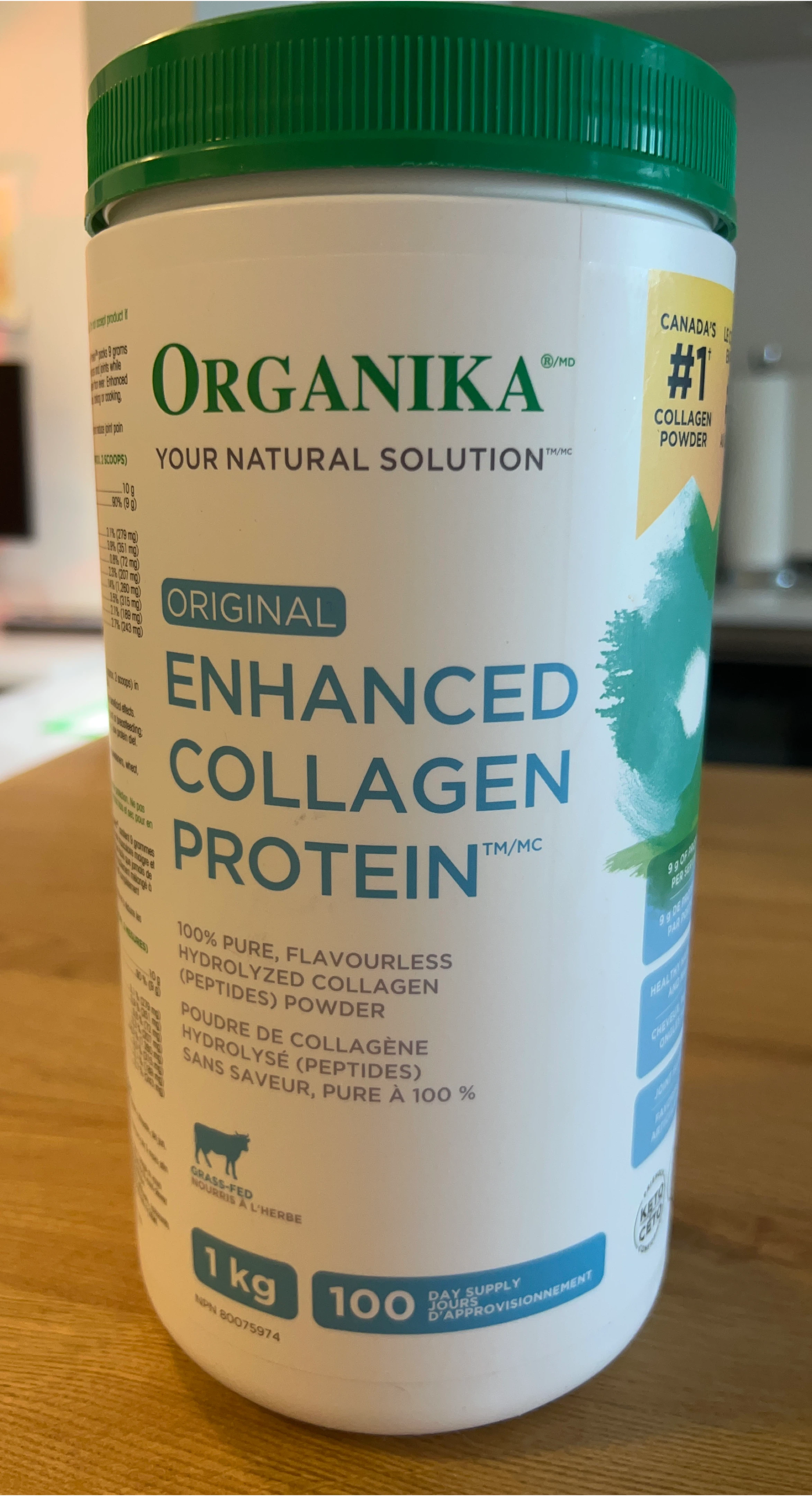Brand new: Organika Enhanced Collagen Protein Powder, 1 kg image indicator(2)