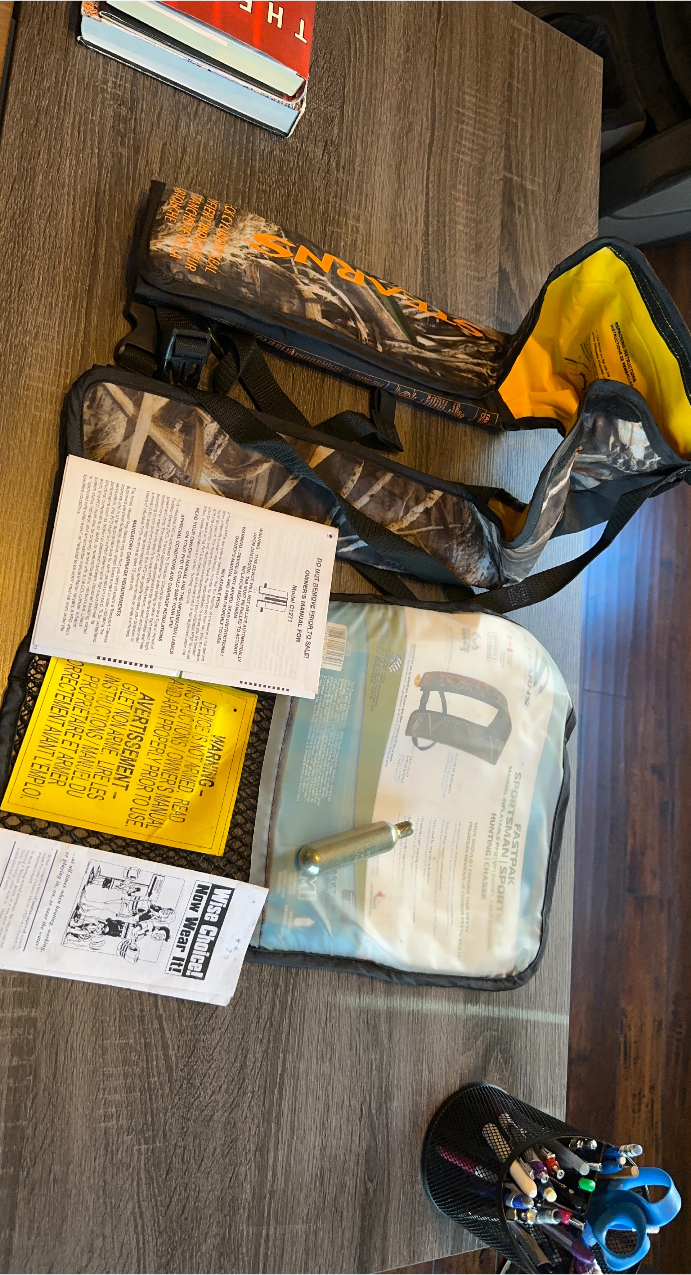 Stearns Sportsman Inflatable PFD 24 Life Jacket - New thumbnail