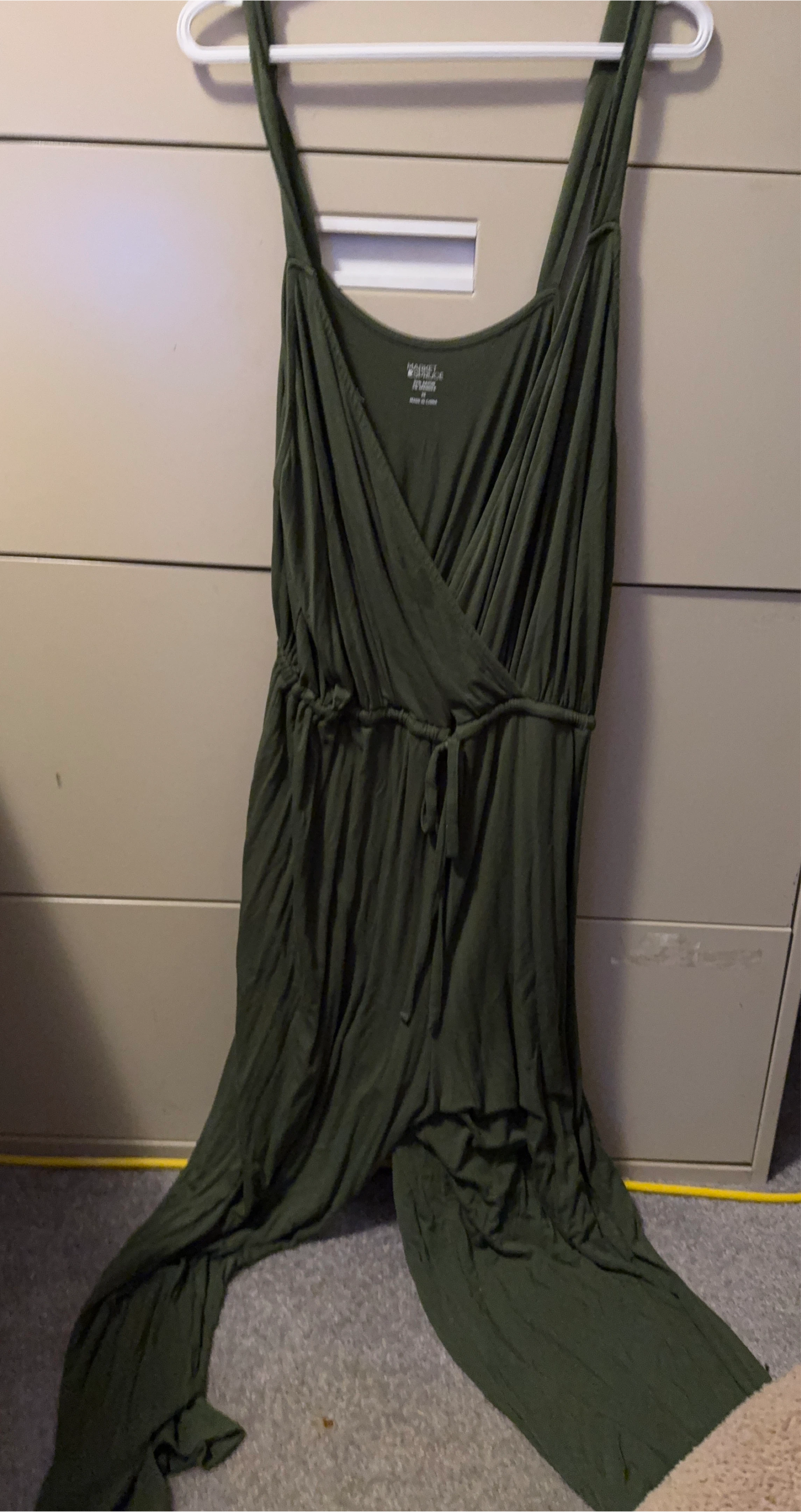 Market & Spruce Olive Jumpsuit thumbnail