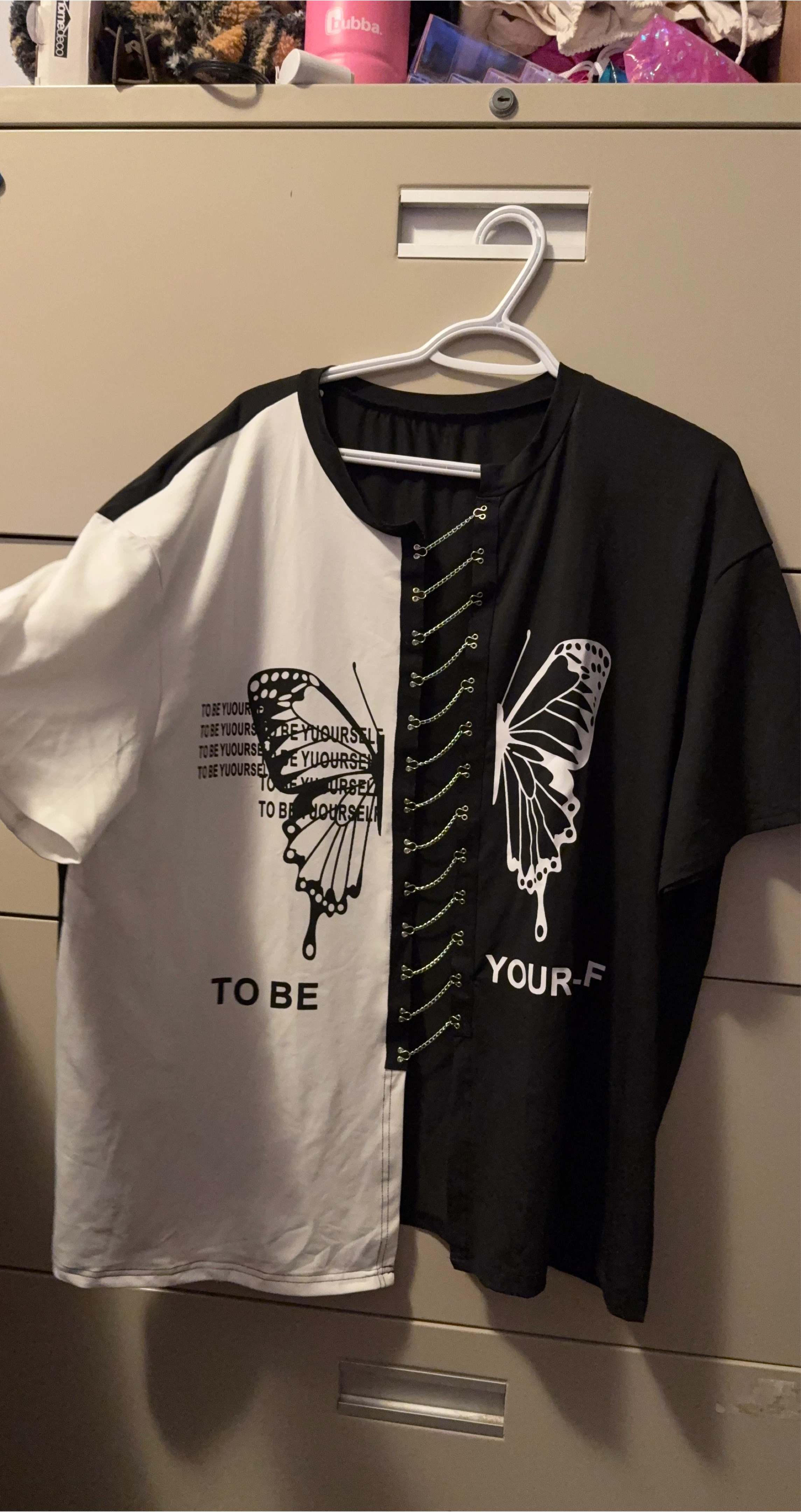 Black & White Butterfly T-Shirt thumbnail