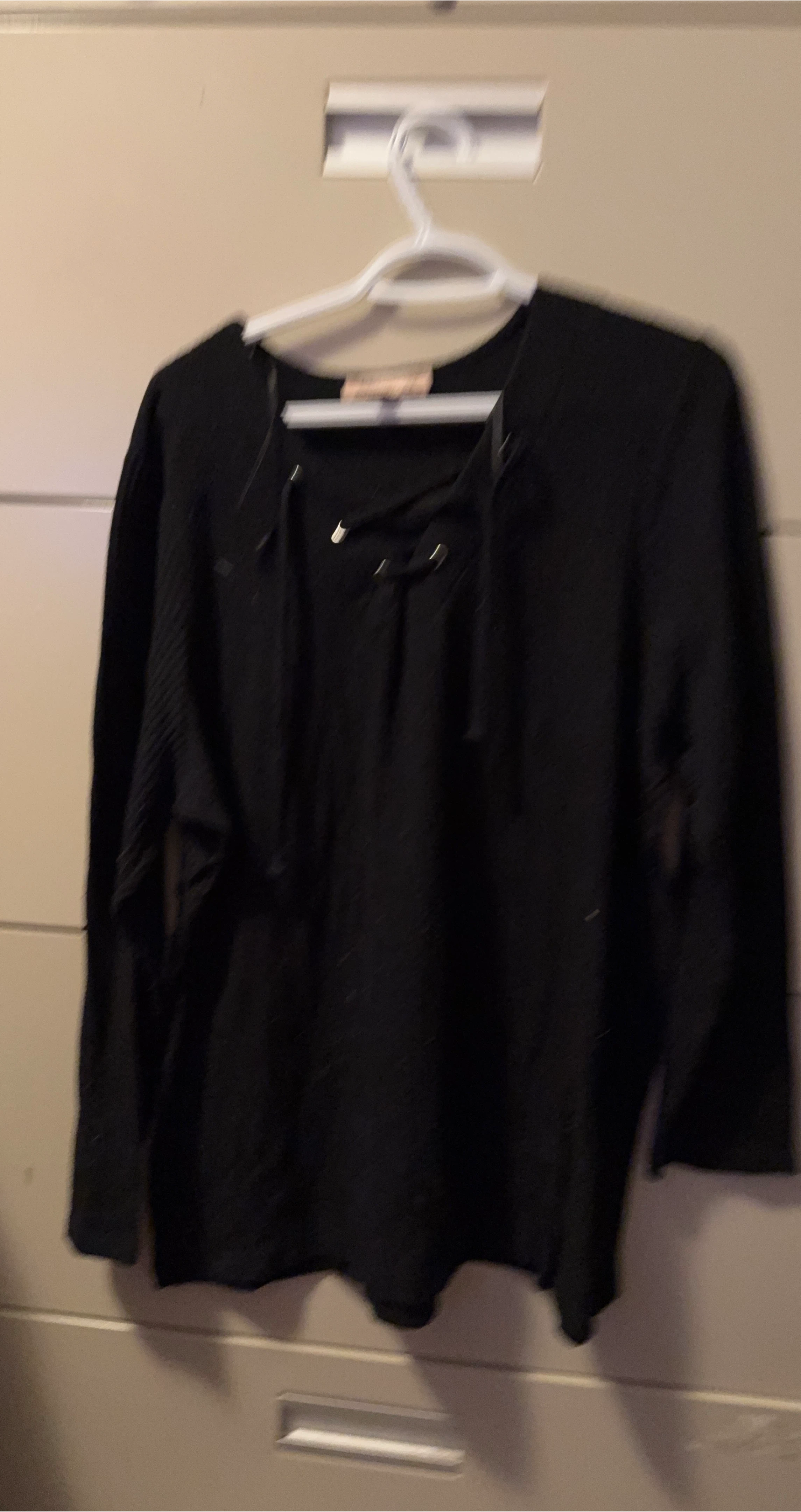 Philosophie Black Long Sleeve Top thumbnail