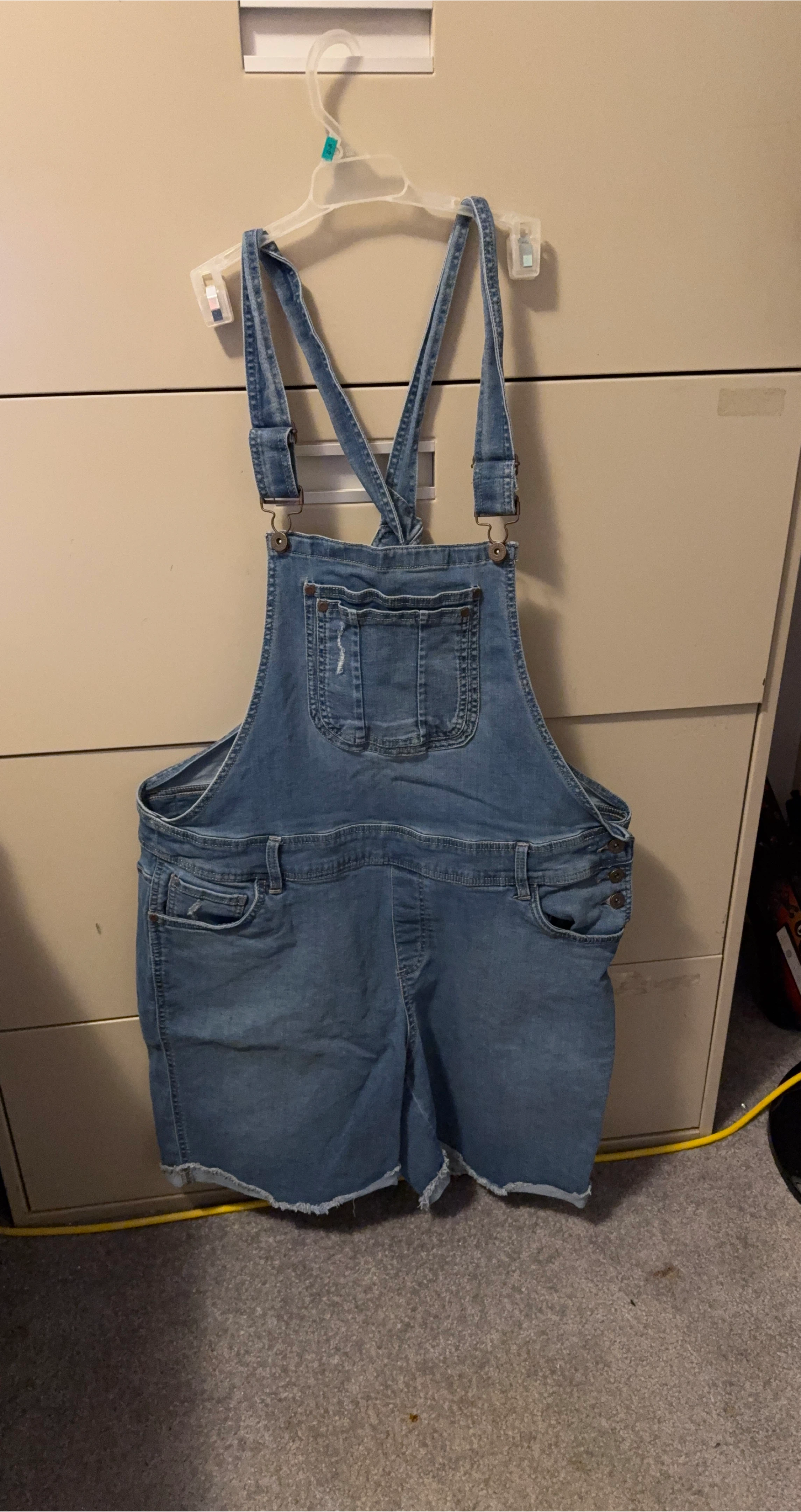 Denim Overalls Shorts thumbnail