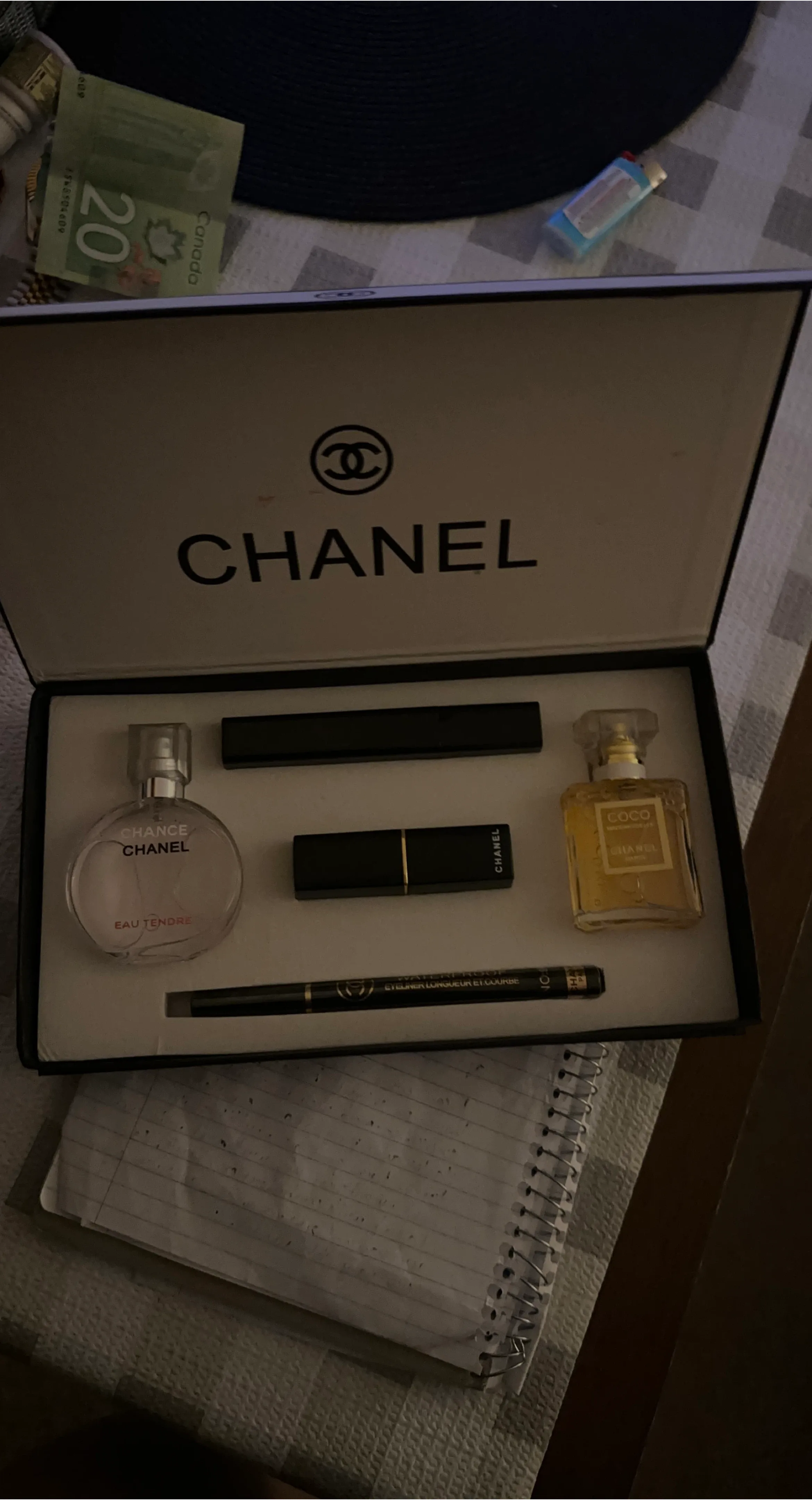 Chanel Gift Set with Chance Eau Tendre & Coco